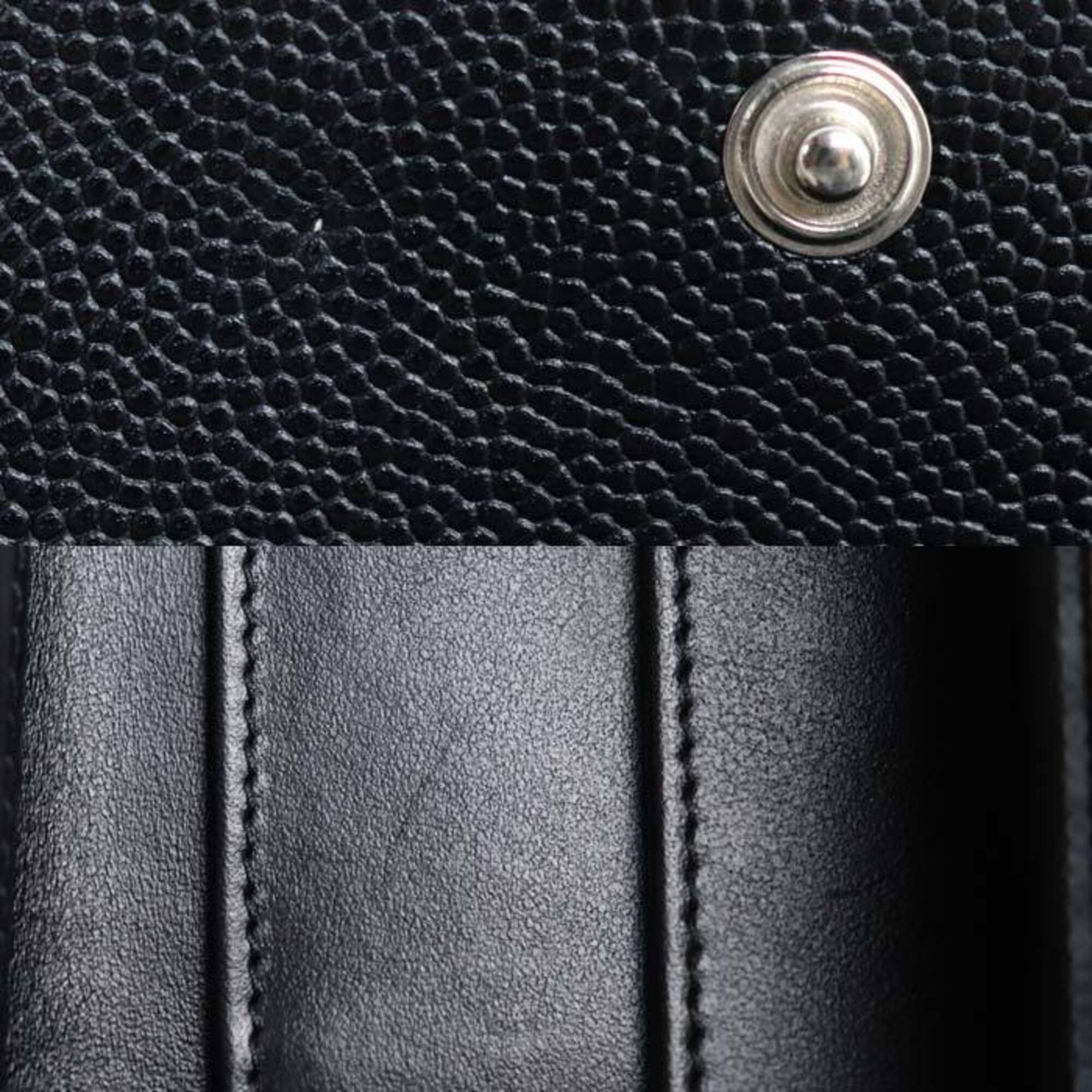 Chanel Grained Calfskin Wallet (Tri-Fold) (Pre-Owned)