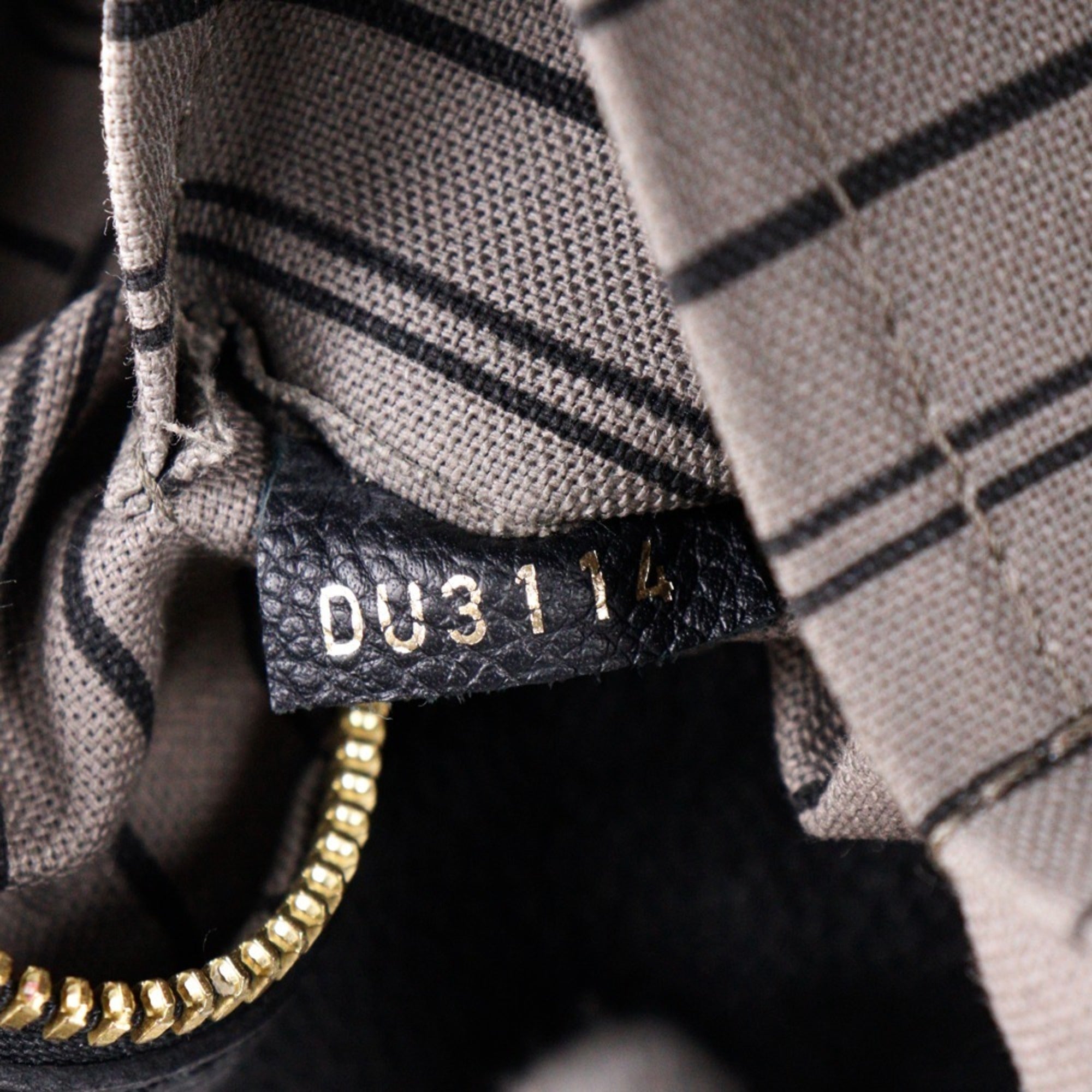 Louis Vuitton Black Noir Monogram Empreinte Handbag (Pre-Owned)