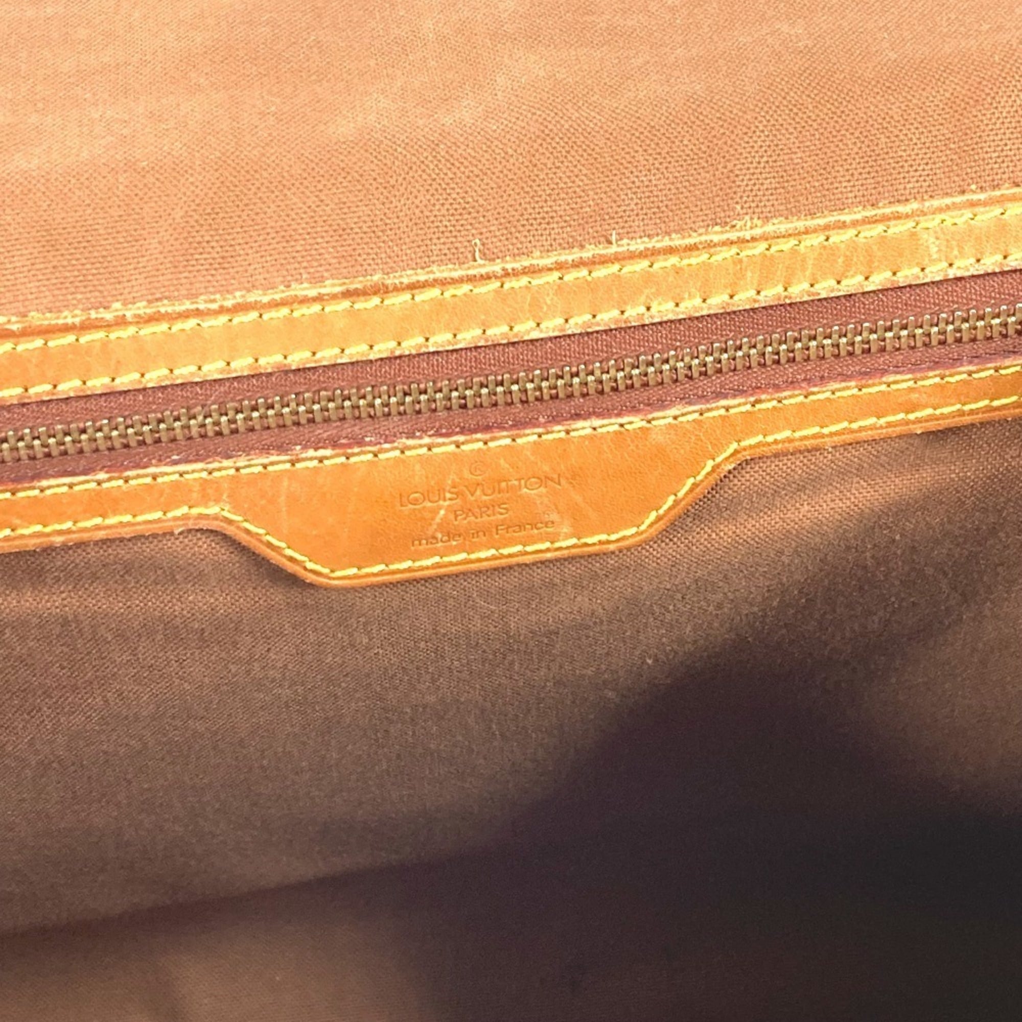 Louis Vuitton Brown Galle Monogram Monogram Briefcase Handbag (Pre-Owned)