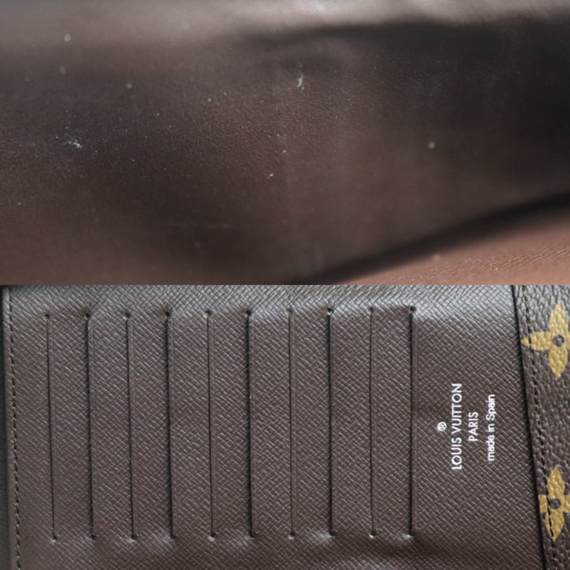 Louis Vuitton Blue Monogram Long Wallet (Bi-Fold) (Pre-Owned)