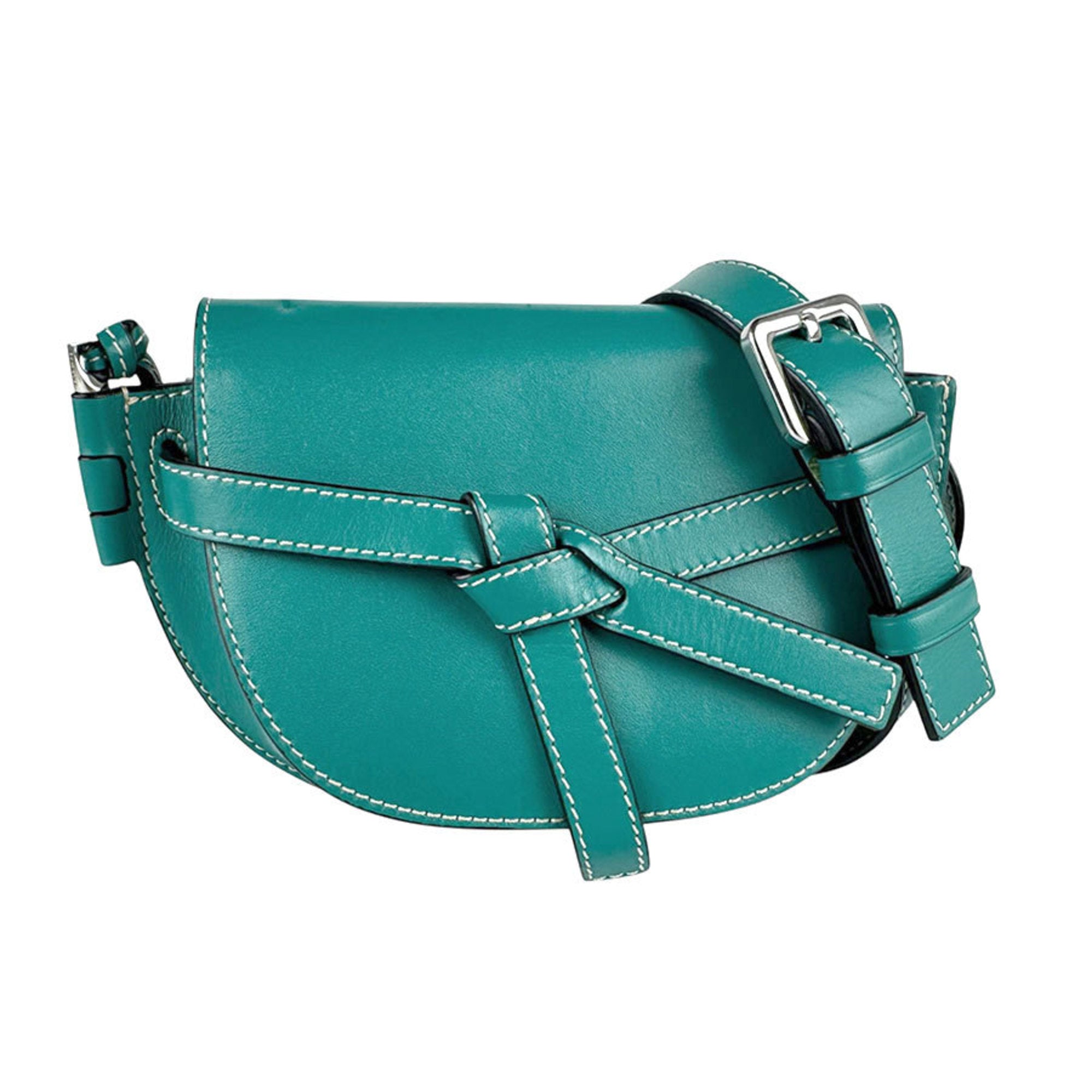 Loewe Green Leather Fanny Pack (Pre-Owned)