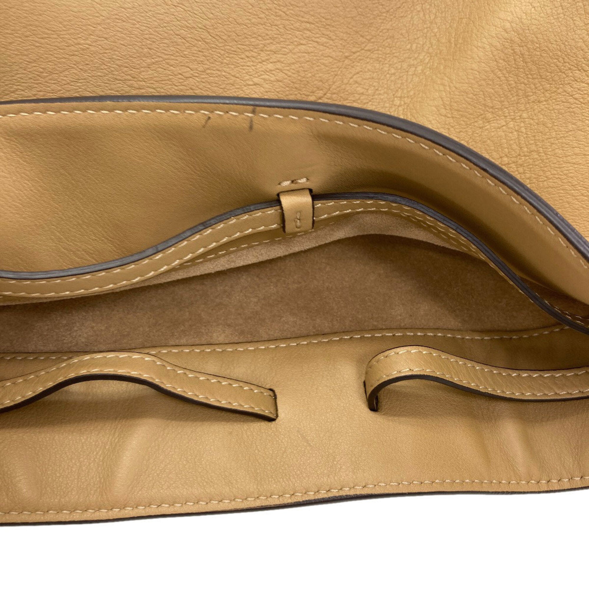 Celine Brown Leather Shoulder Bag (Pre-Owned)