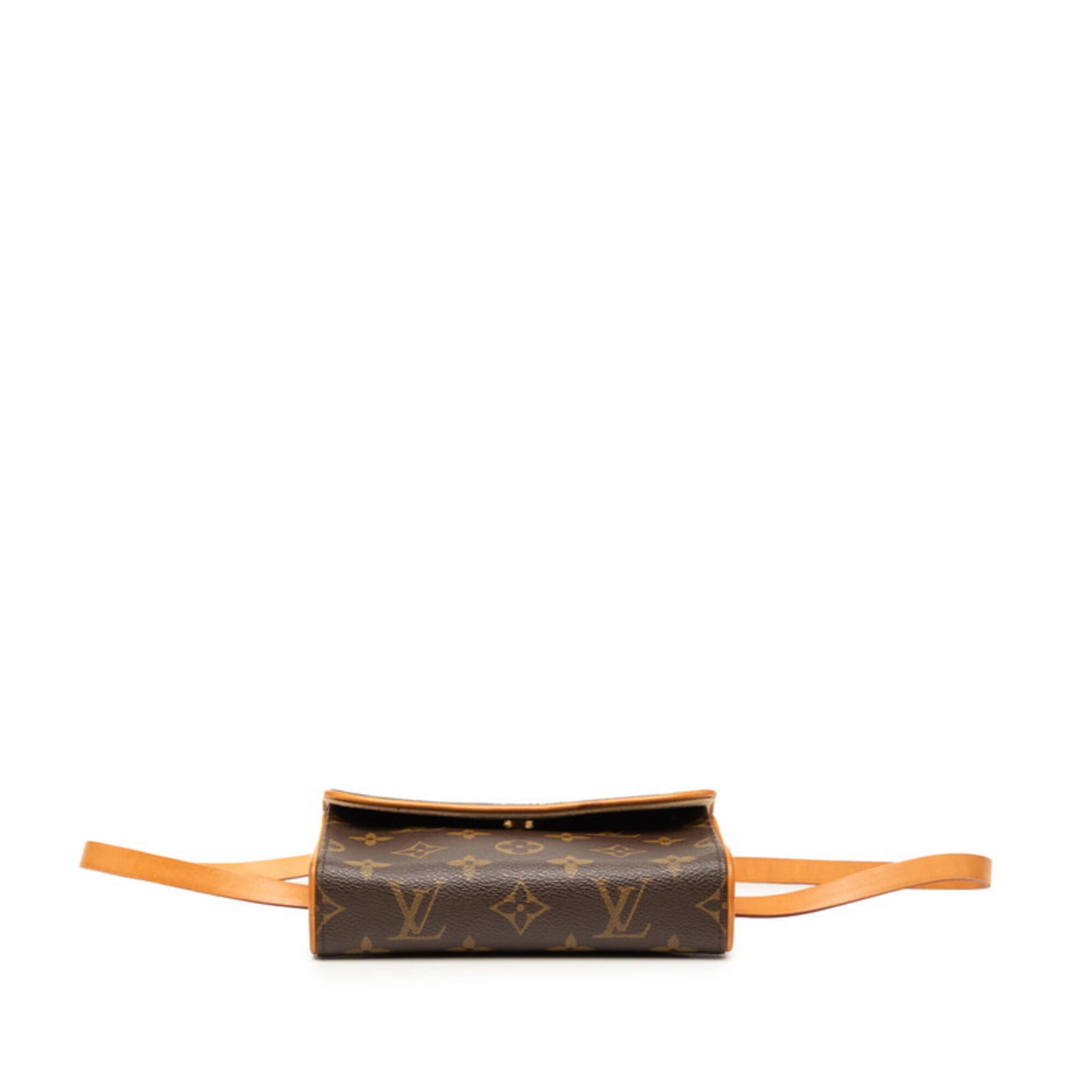 Louis Vuitton Brown Pvc Leather Fanny Pack Sling Bag (Pre-Owned)