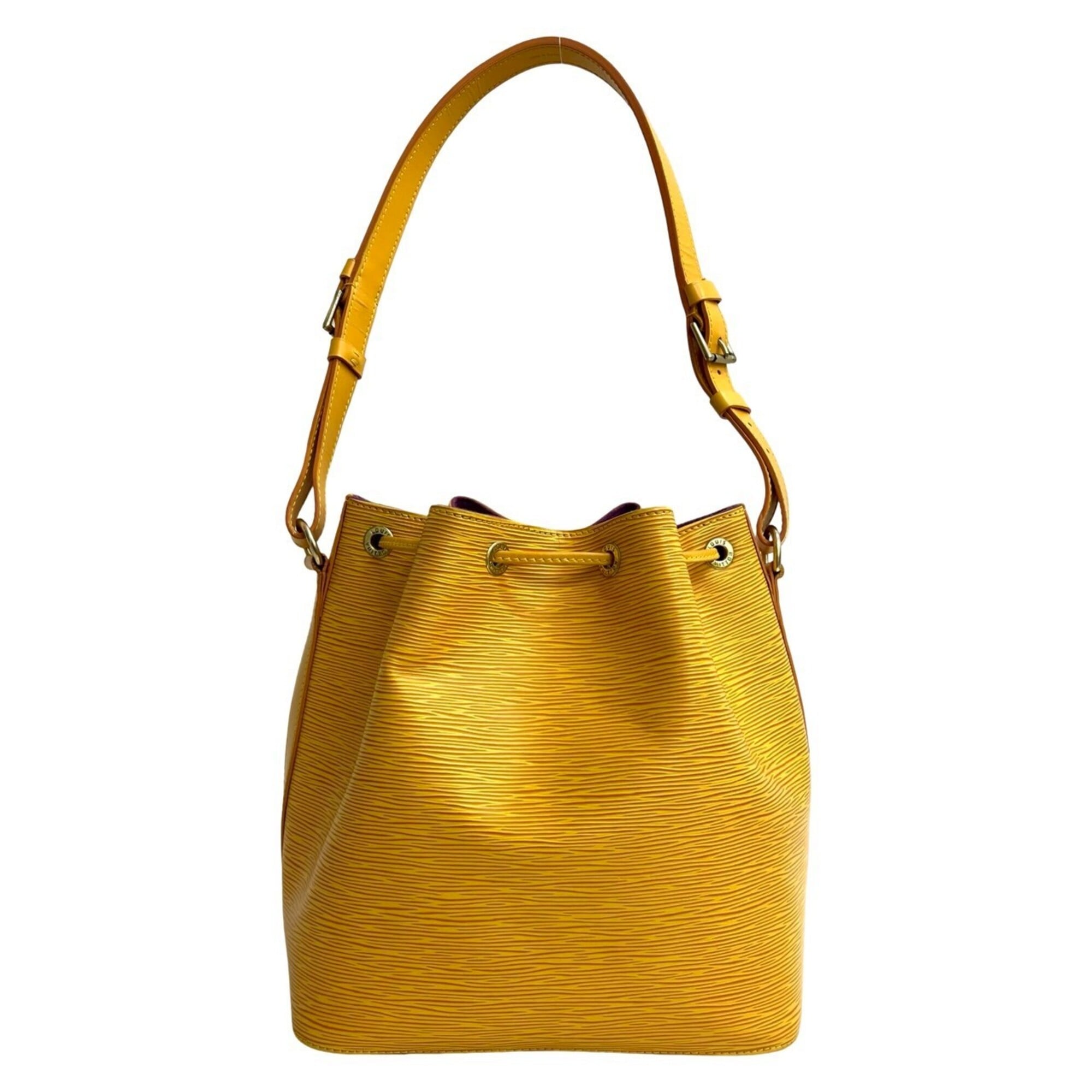 Louis Vuitton Yellow Epi Leather Shoulder Bag Tote Bag (Pre-Owned)