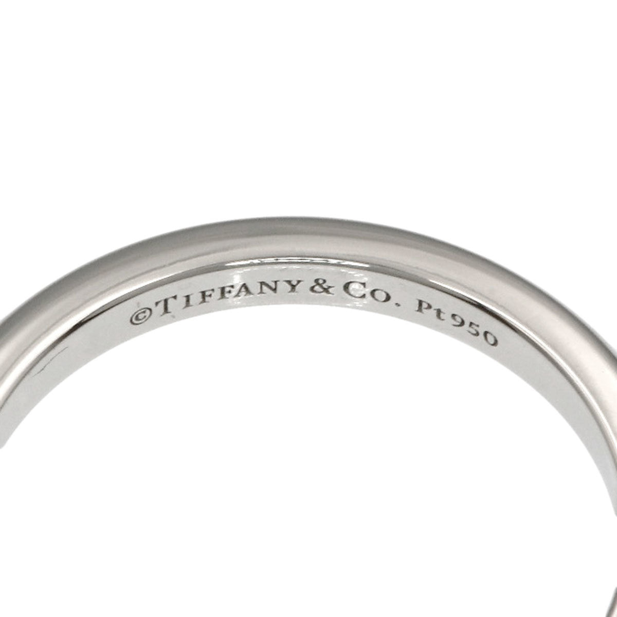 Tiffany Platinum 950 Band Ring (Pre-Owned)