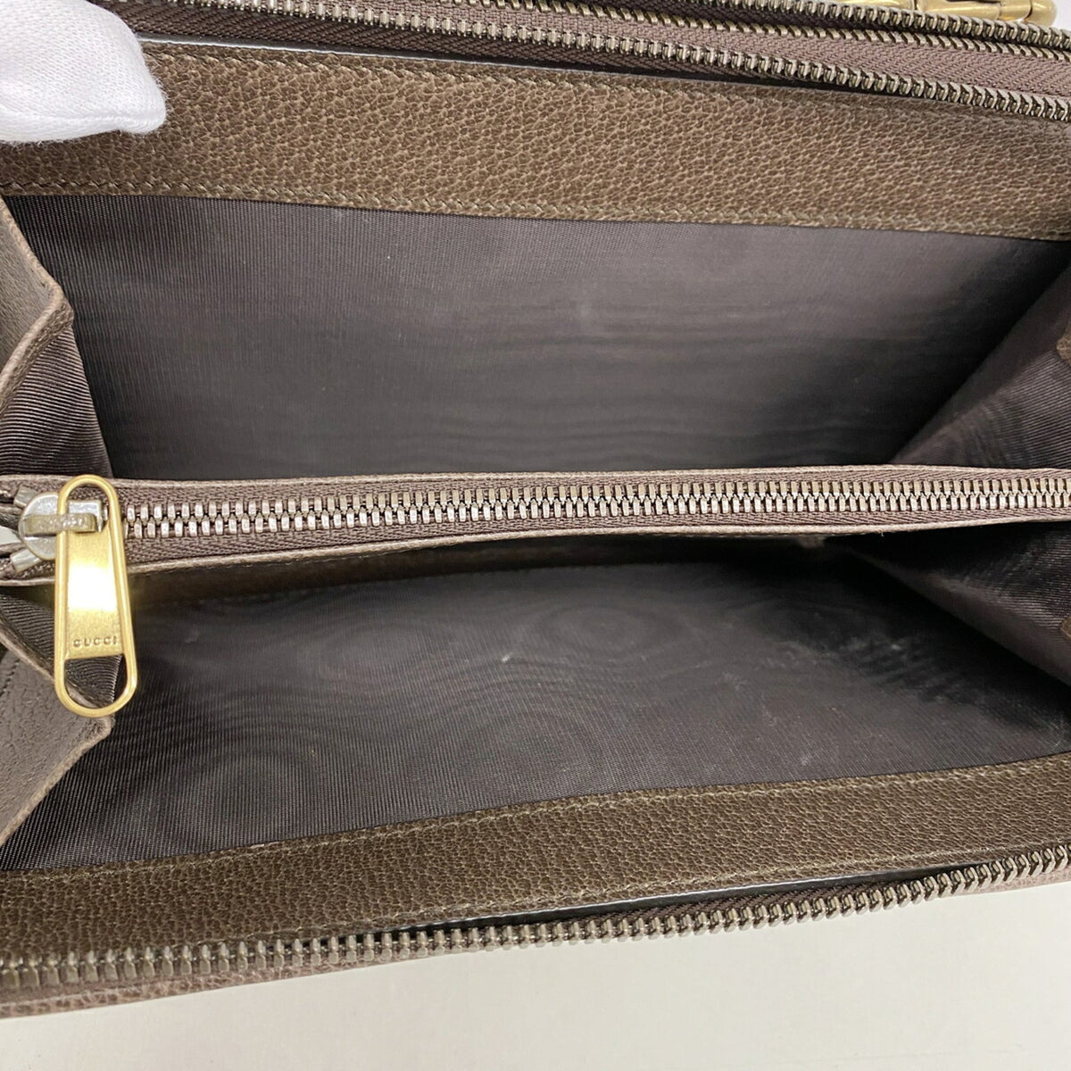 Gucci Brown Pvc Shoulder Bag (Pre-Owned)