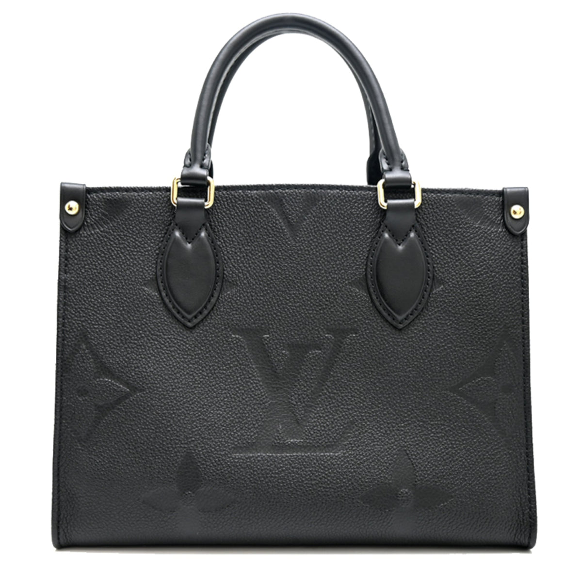 Louis Vuitton Black Noir Monogram Empreinte Handbag (Pre-Owned)