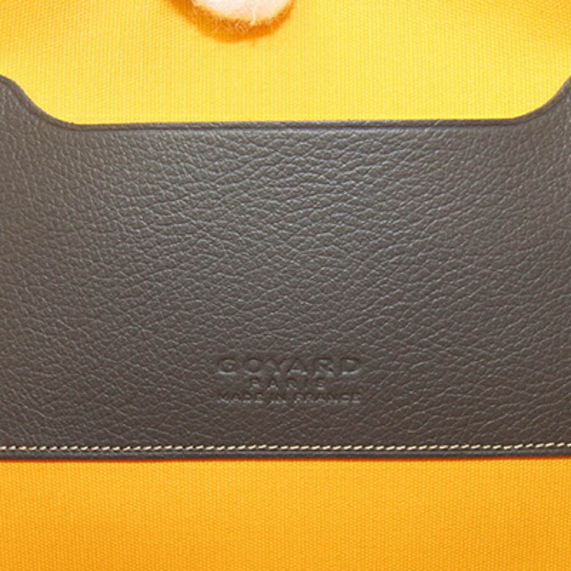 Goyard Gray Coated Canvas Leather Clutch Bag Pouch (Pre-Owned)