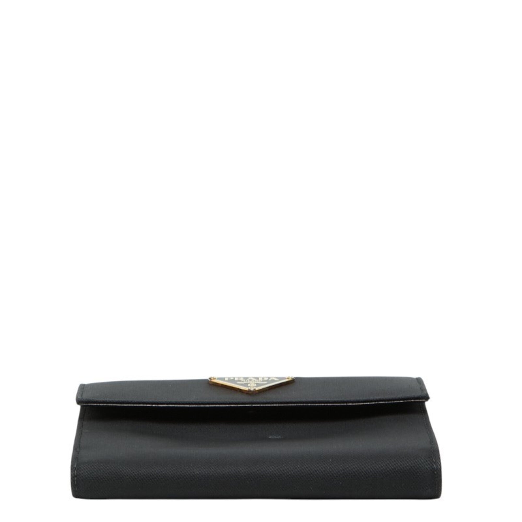 Prada Black Nylon Wallet (Bi-Fold) (Pre-Owned)