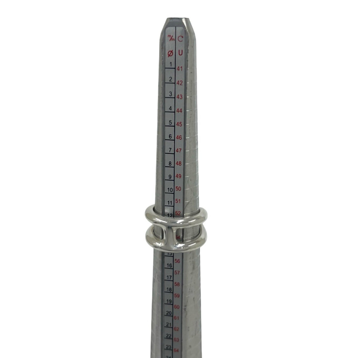 Hermes Silver Silver 925 Band Ring (Pre-Owned)