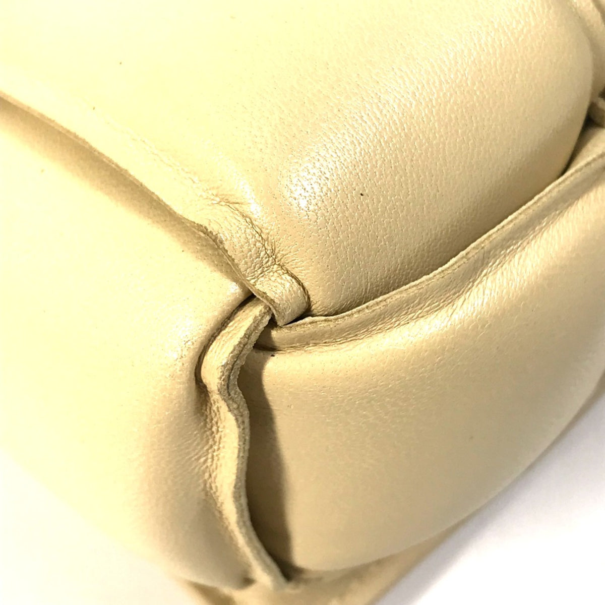 Bottega Veneta Beige Leather Shoulder Bag (Pre-Owned)