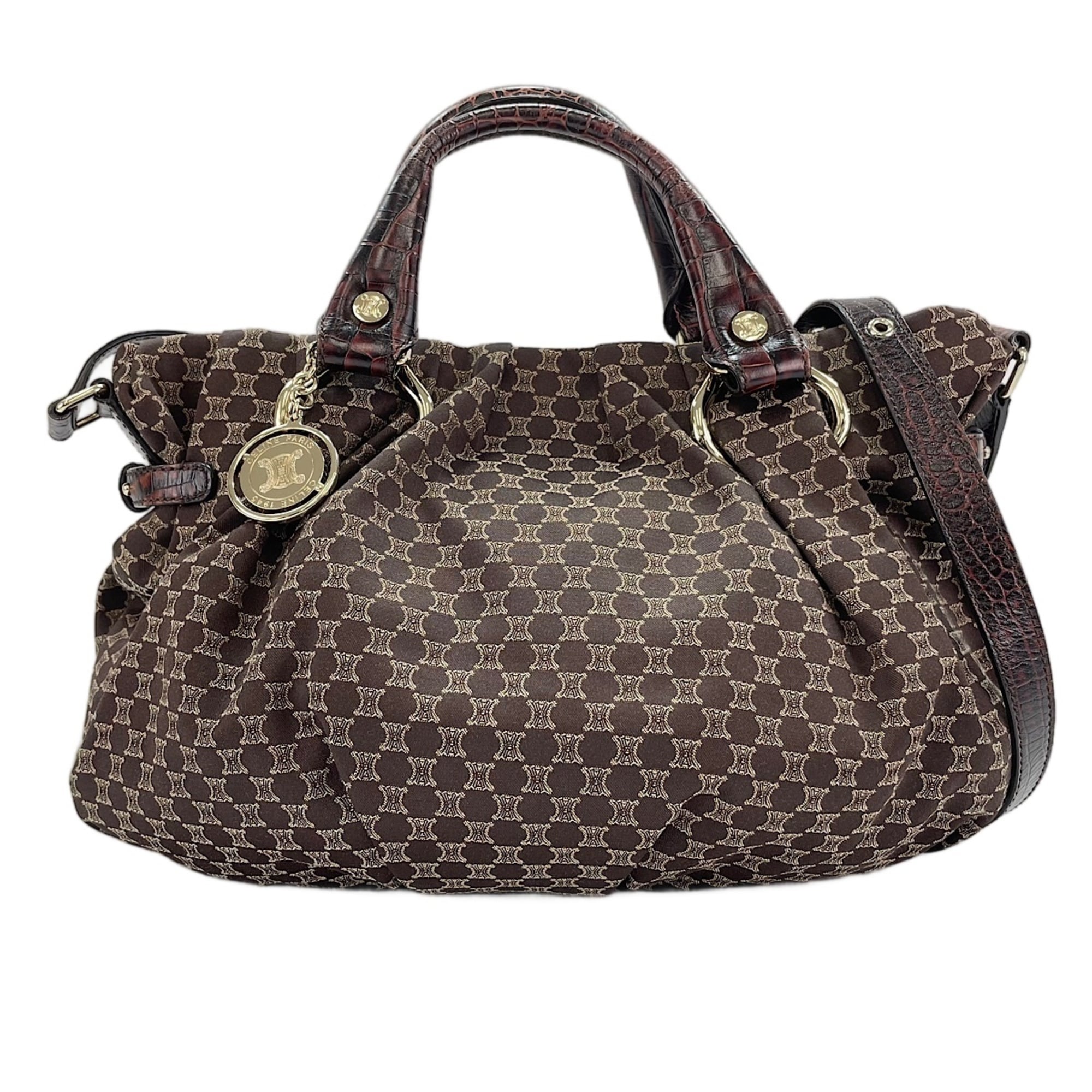 Celine Macadam Brown Handbag (Pre-Owned)