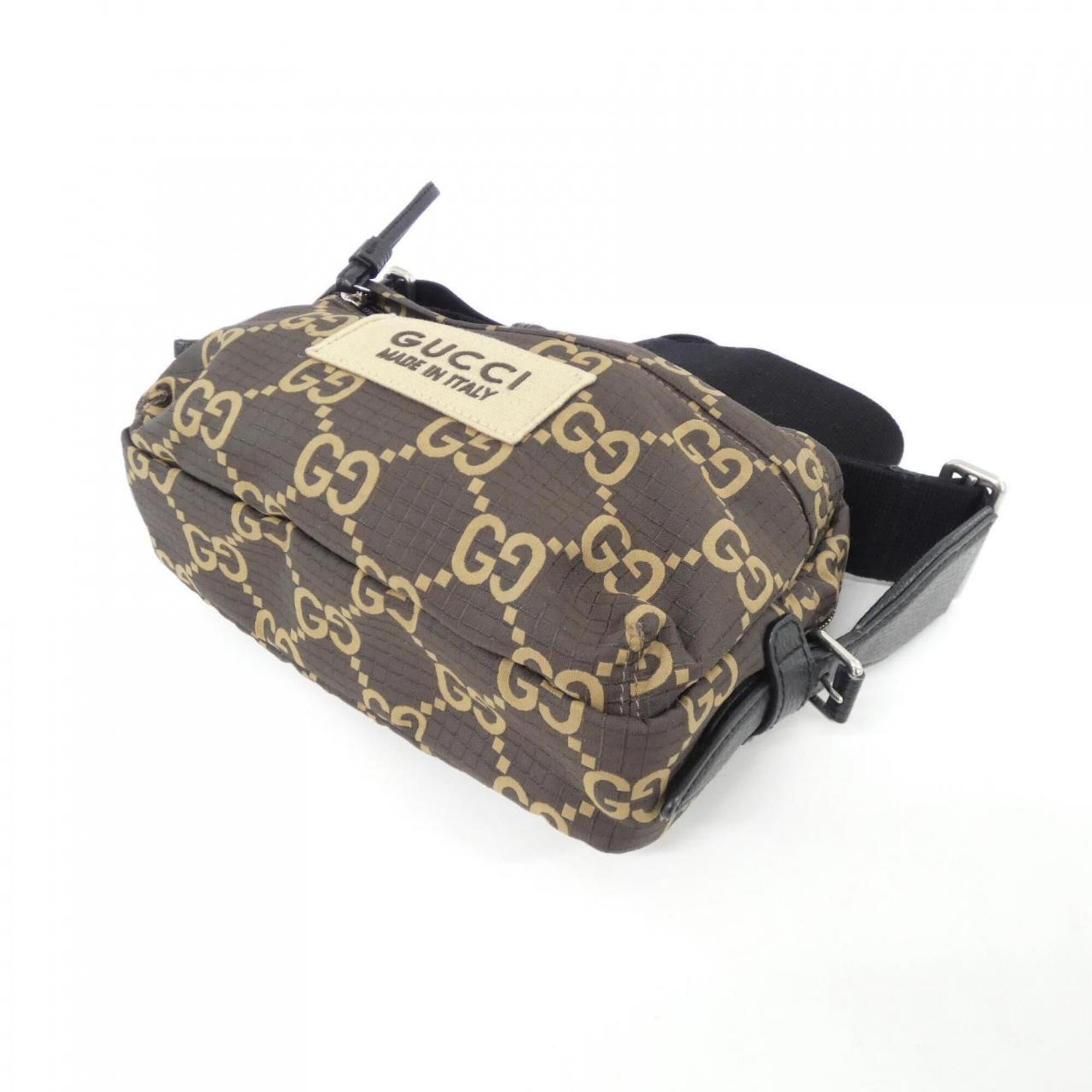 Gucci Beige Polyester Shoulder Bag (Pre-Owned)