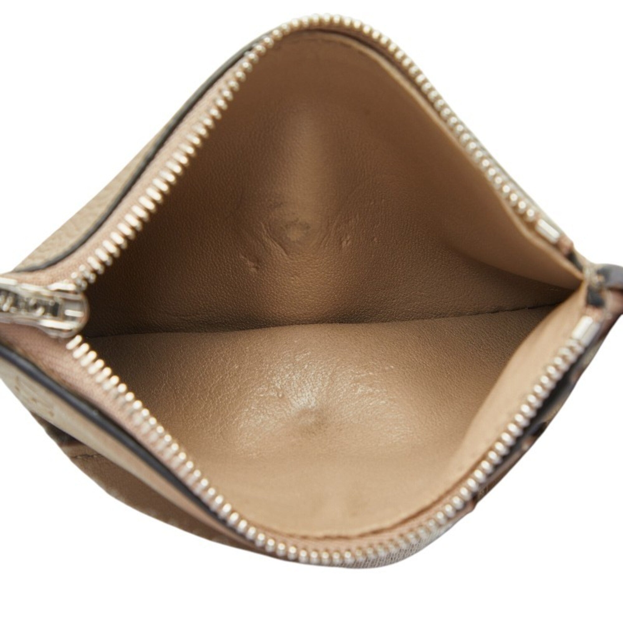 Loewe Beige Leather Wallet (Tri-Fold) (Pre-Owned)