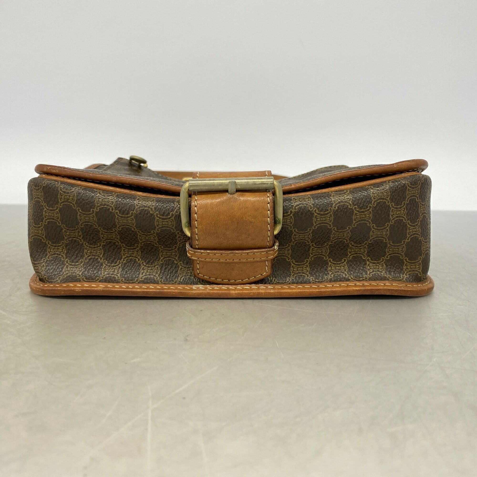 Celine Brown Pvc Shoulder Bag (Pre-Owned)