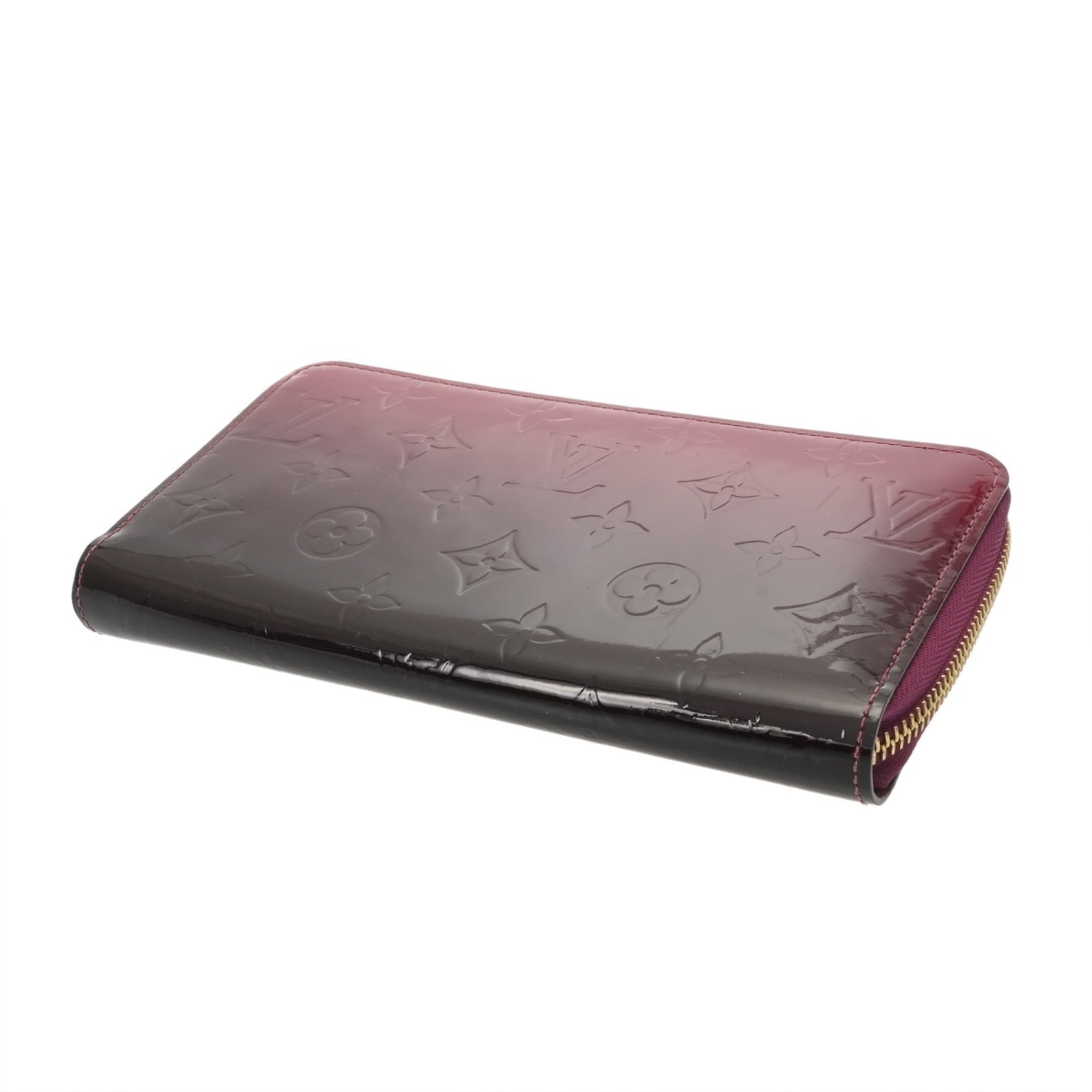 Louis Vuitton Amarante Magenta Monogram Vernis Long Wallet (Bi-Fold) (Pre-Owned)