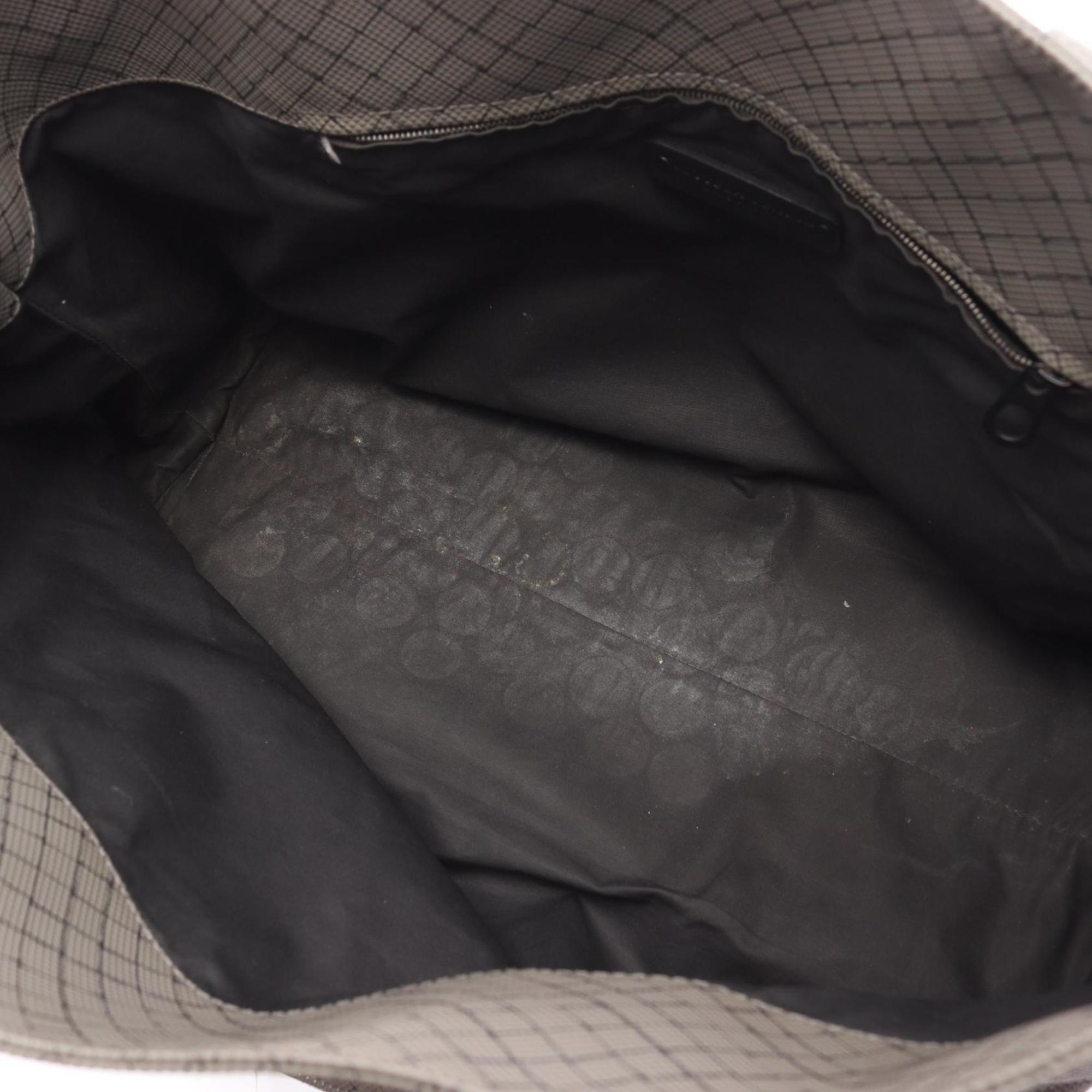 Bottega Veneta Gray Coated Canvas Leather Tote Bag (Pre-Owned)