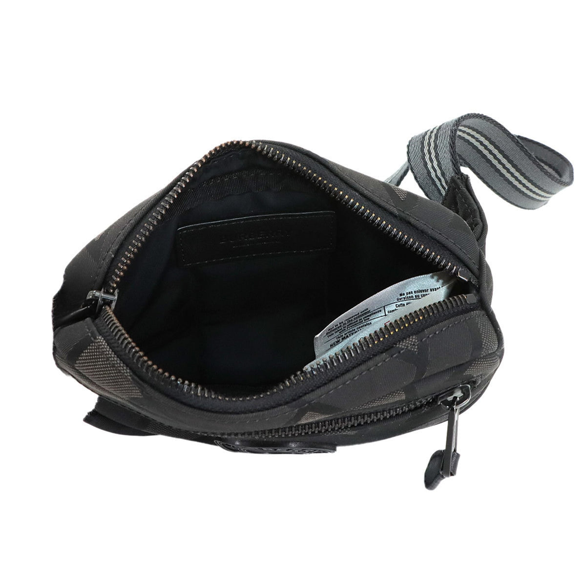 Burberry Black Polyester Handbag Pouch Sling Bag (Pre-Owned)