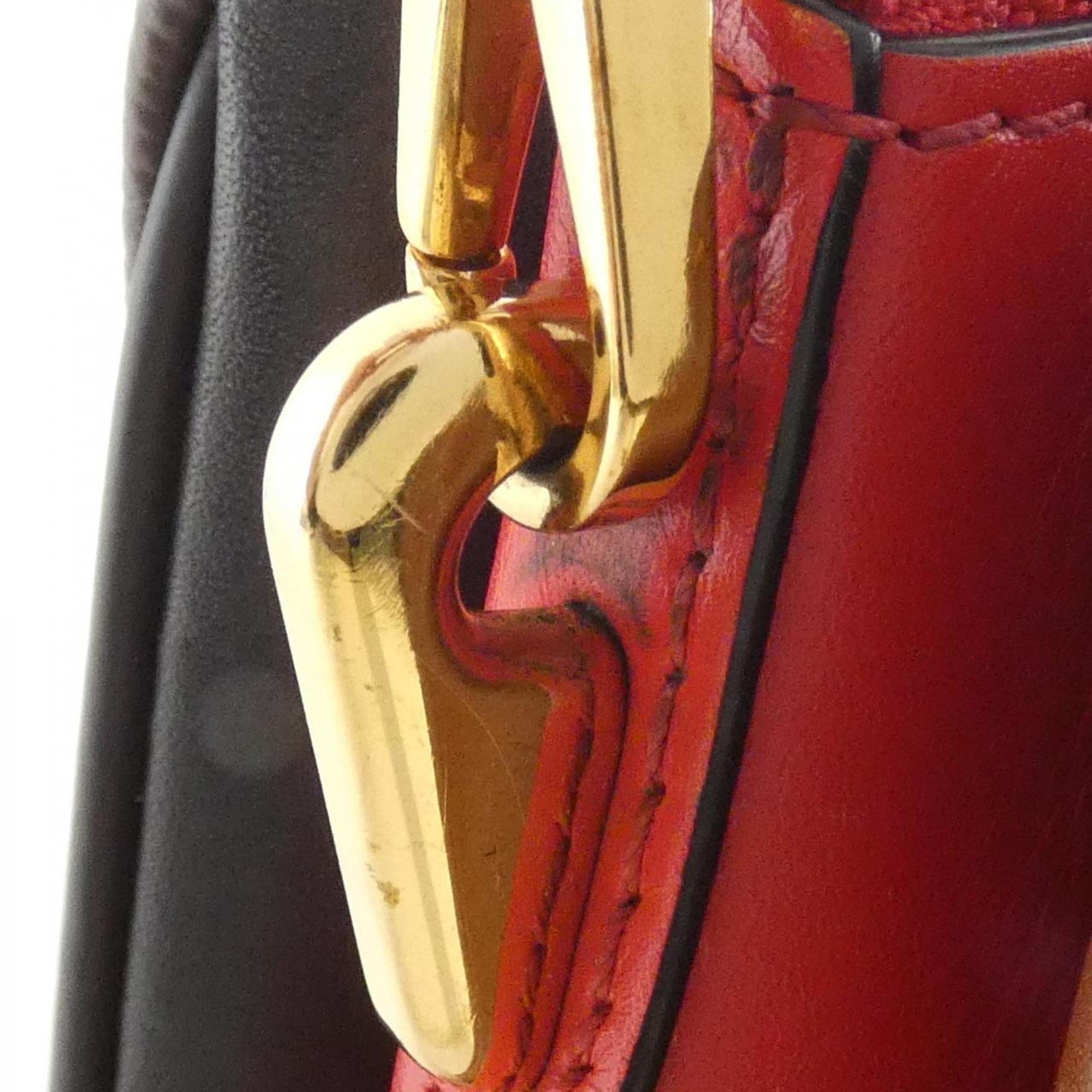 Louis Vuitton Monogram Marron Noir Rouge Coated Canvas Handbag (Pre-Owned)