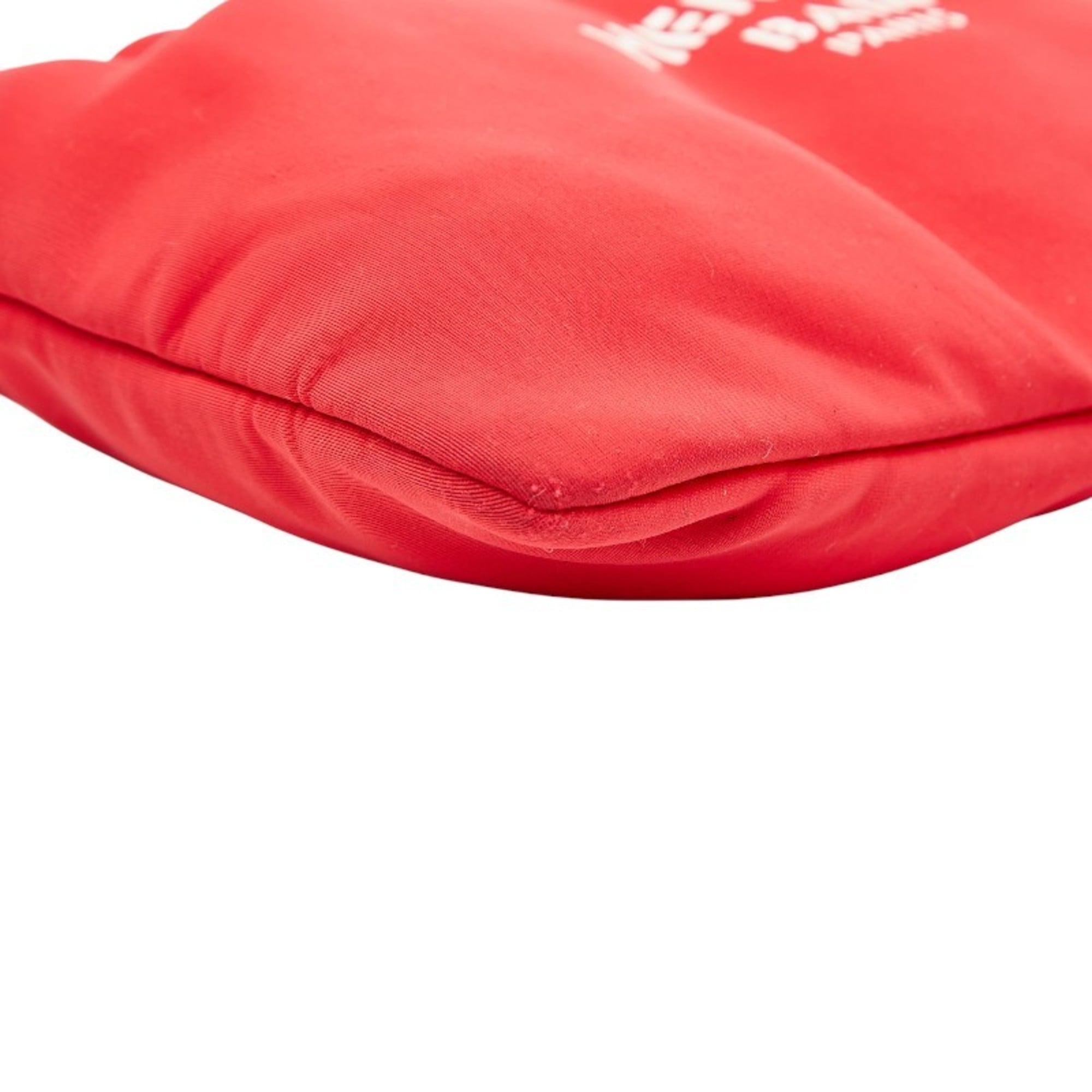 Hermes Red Color Rouge Casaque Polyamide Pouch (Pre-Owned)