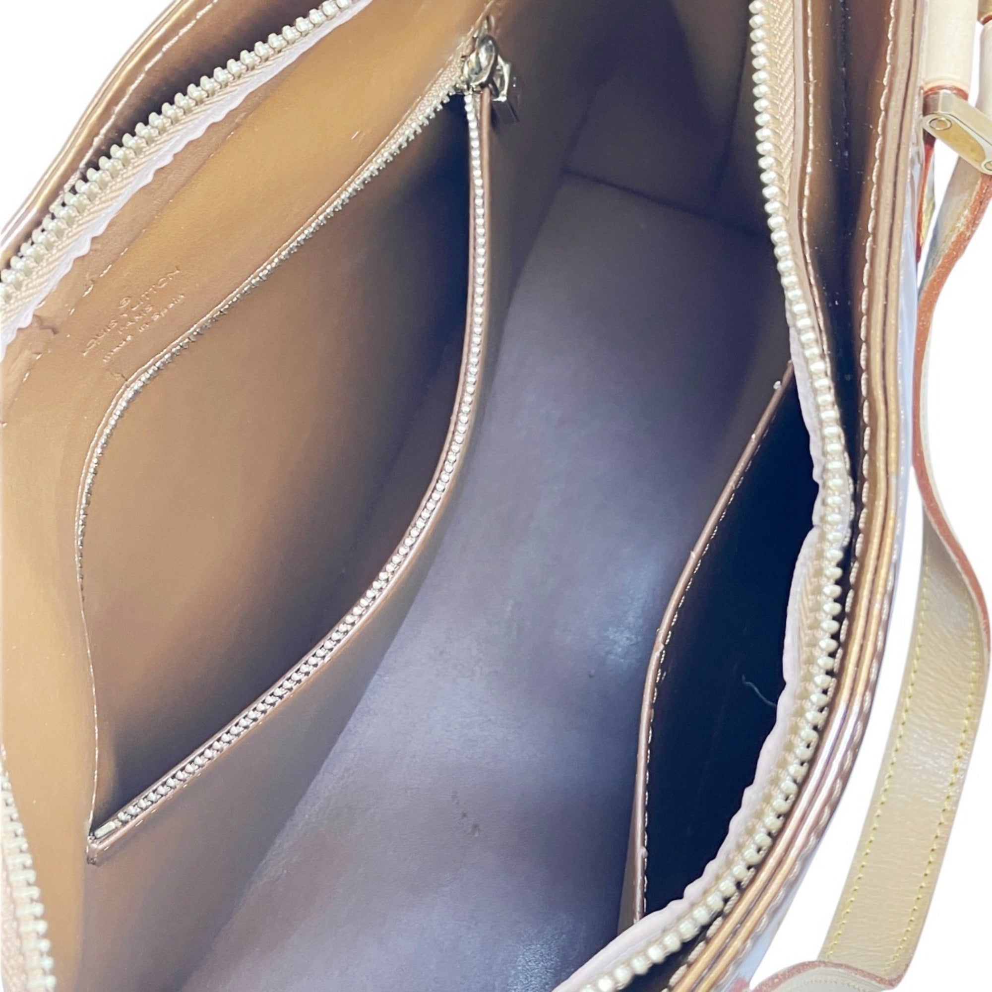 Louis Vuitton Vernis Bronze Patent Leather Tote Bag (Pre-Owned)