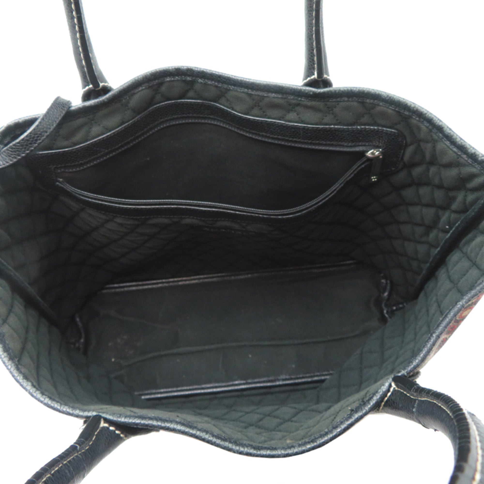 Chanel Black Multi-Color Pvc Pouch Tote Bag (Pre-Owned)