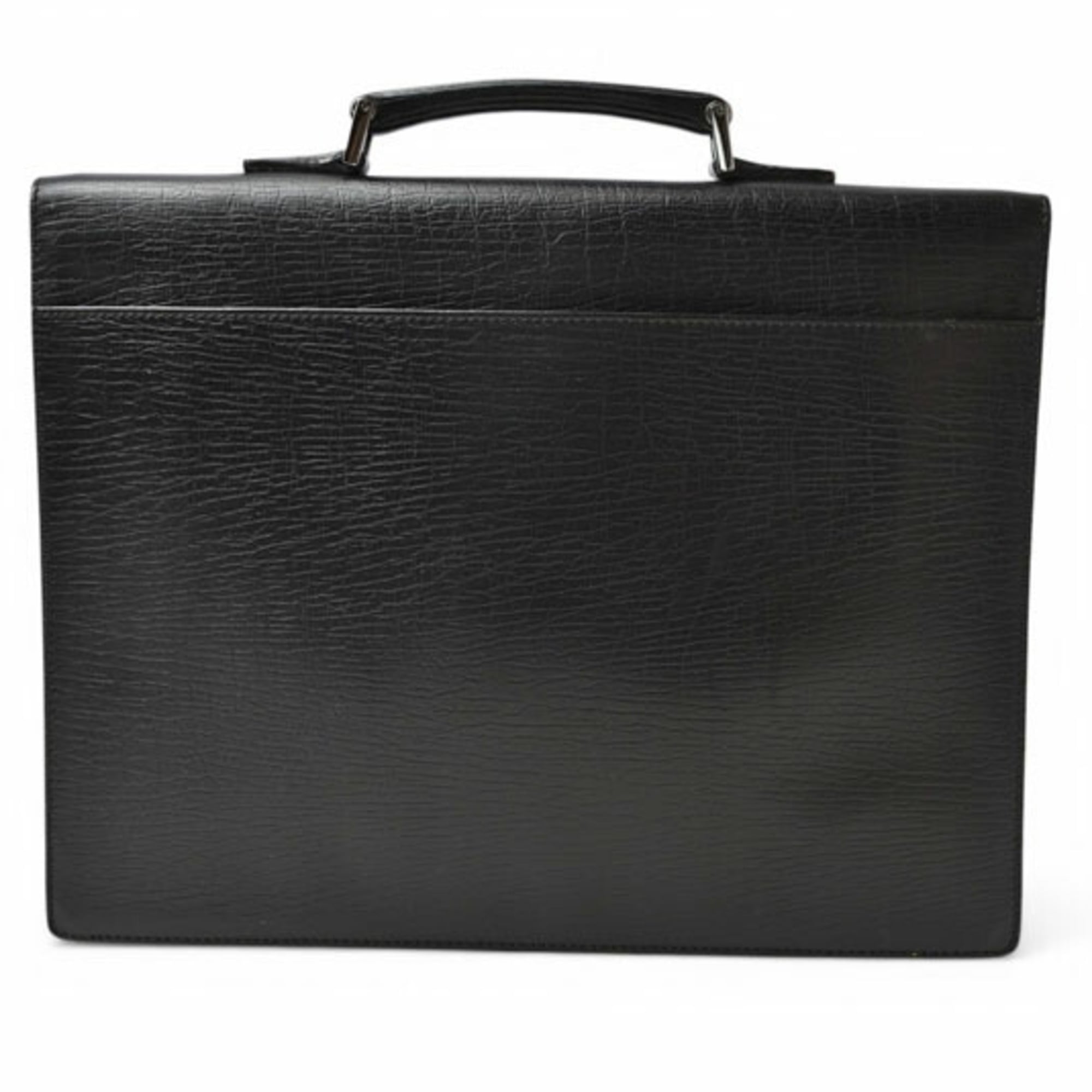Gucci Black Leather Briefcase (Pre-Owned)