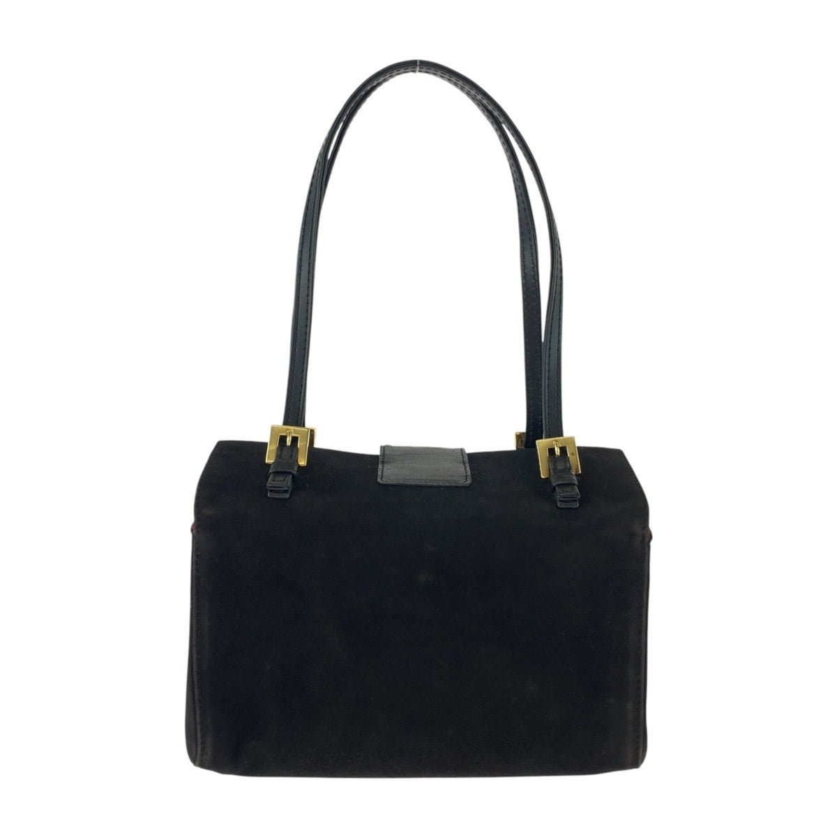 Fendi Black Suede Handbag (Pre-Owned)