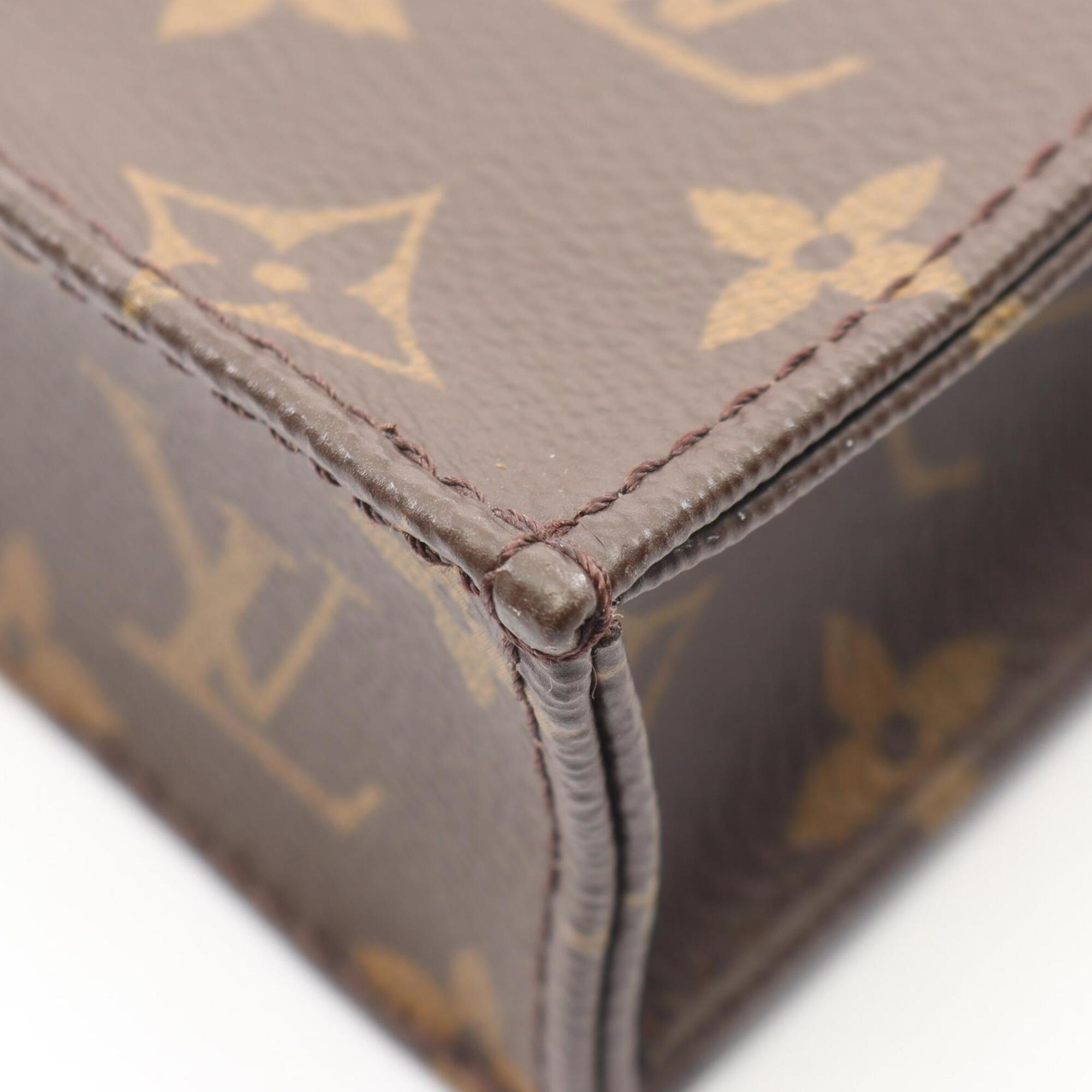 Louis Vuitton Brown Coated Canvas Leather Handbag (Pre-Owned)