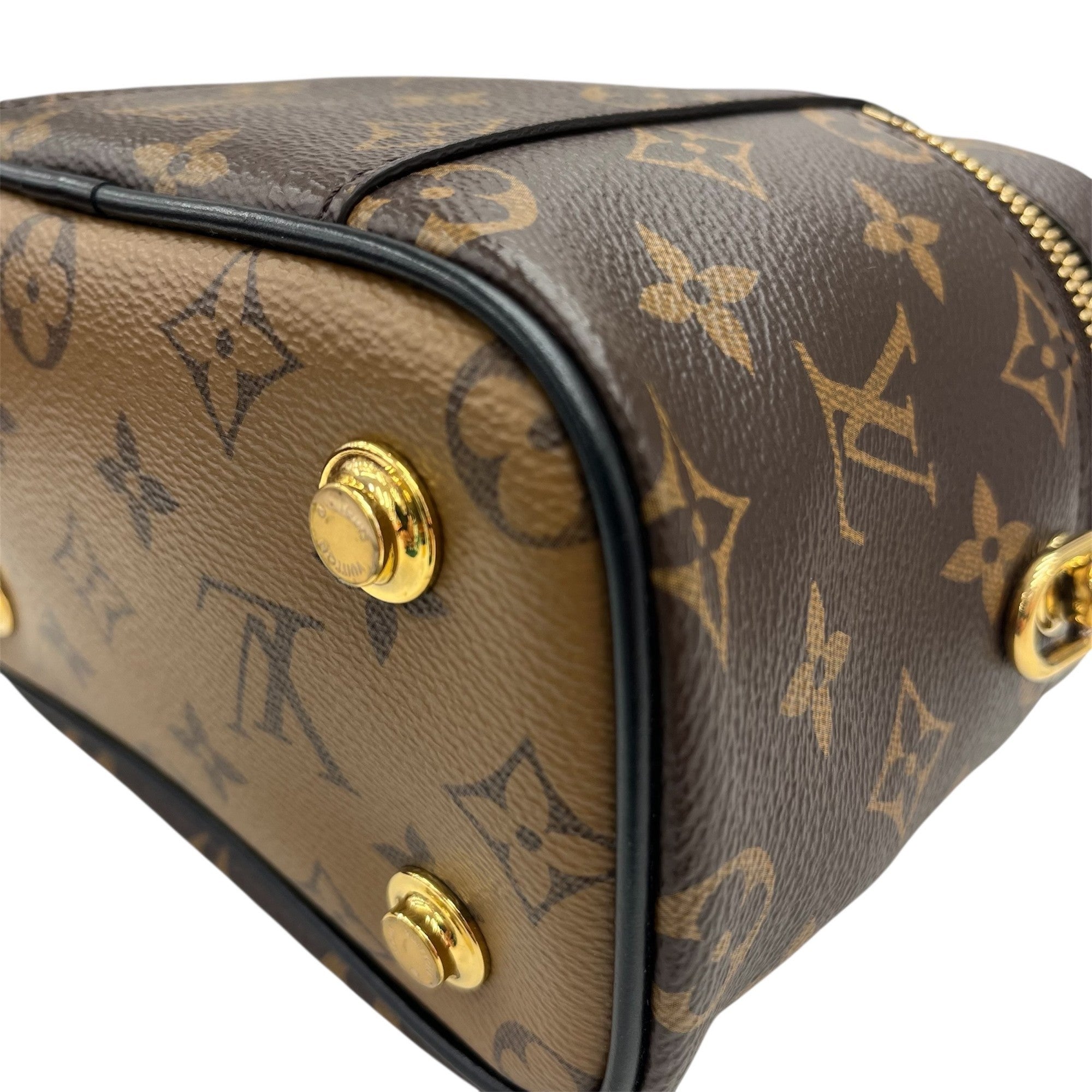 Louis Vuitton Brown Monogram Monogram Reverse Monogram Reverse Shoulder Bag (Pre-Owned)