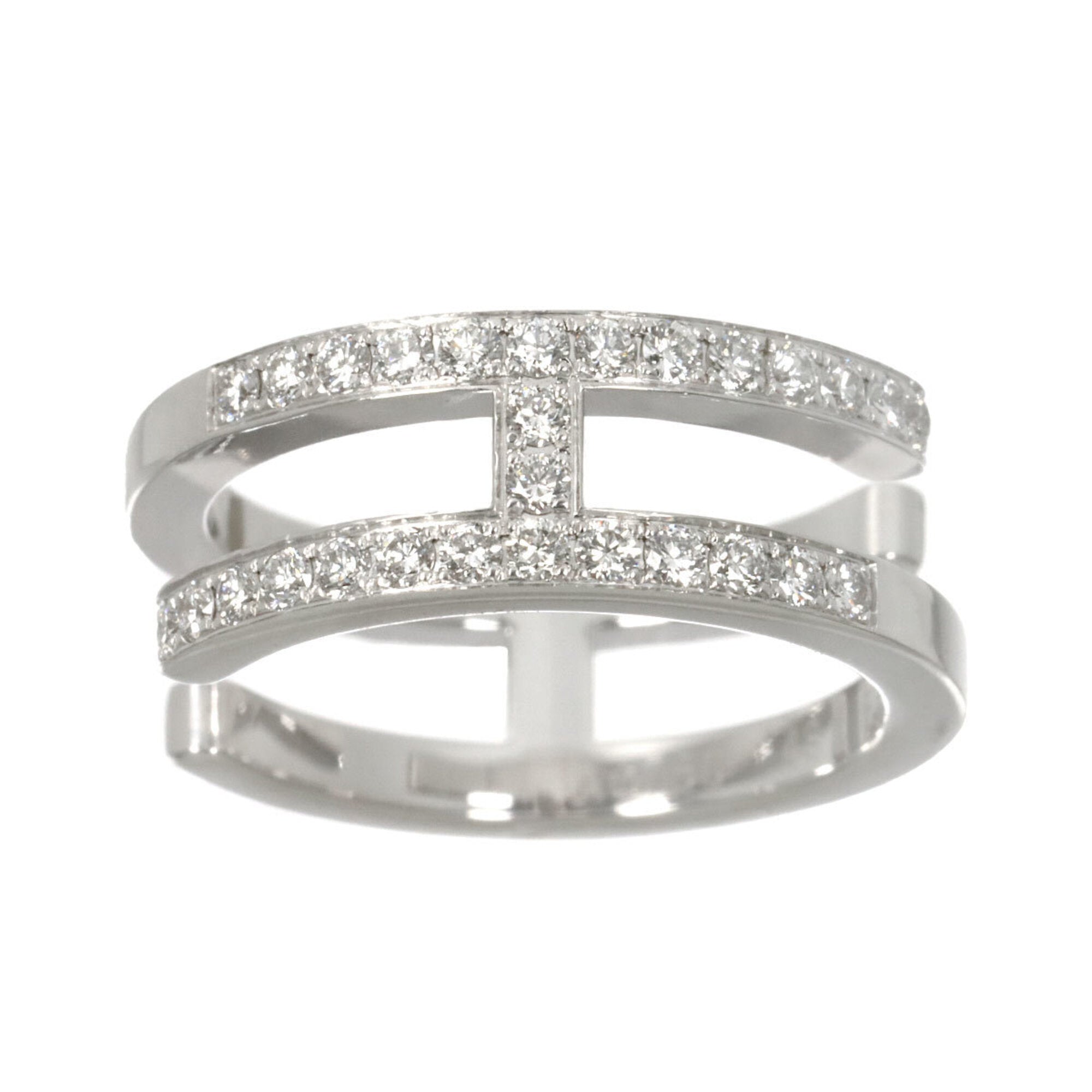 Hermes White Gold (18K) Band Ring (Pre-Owned)