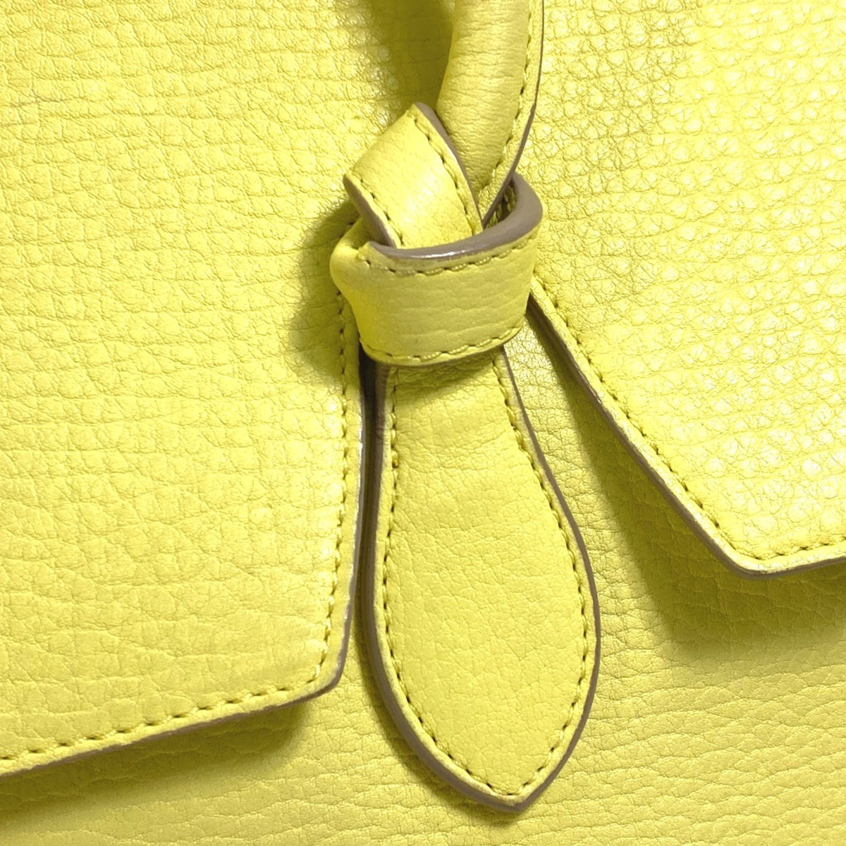 Celine Yellow Leather Handbag (Pre-Owned)