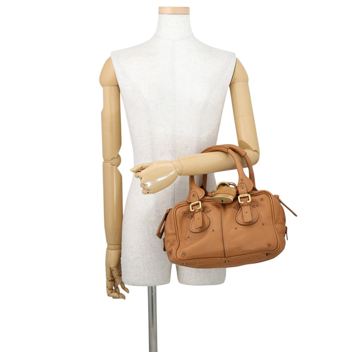 Chloé Paddington Light Brown Leather Handbag (Pre-Owned)