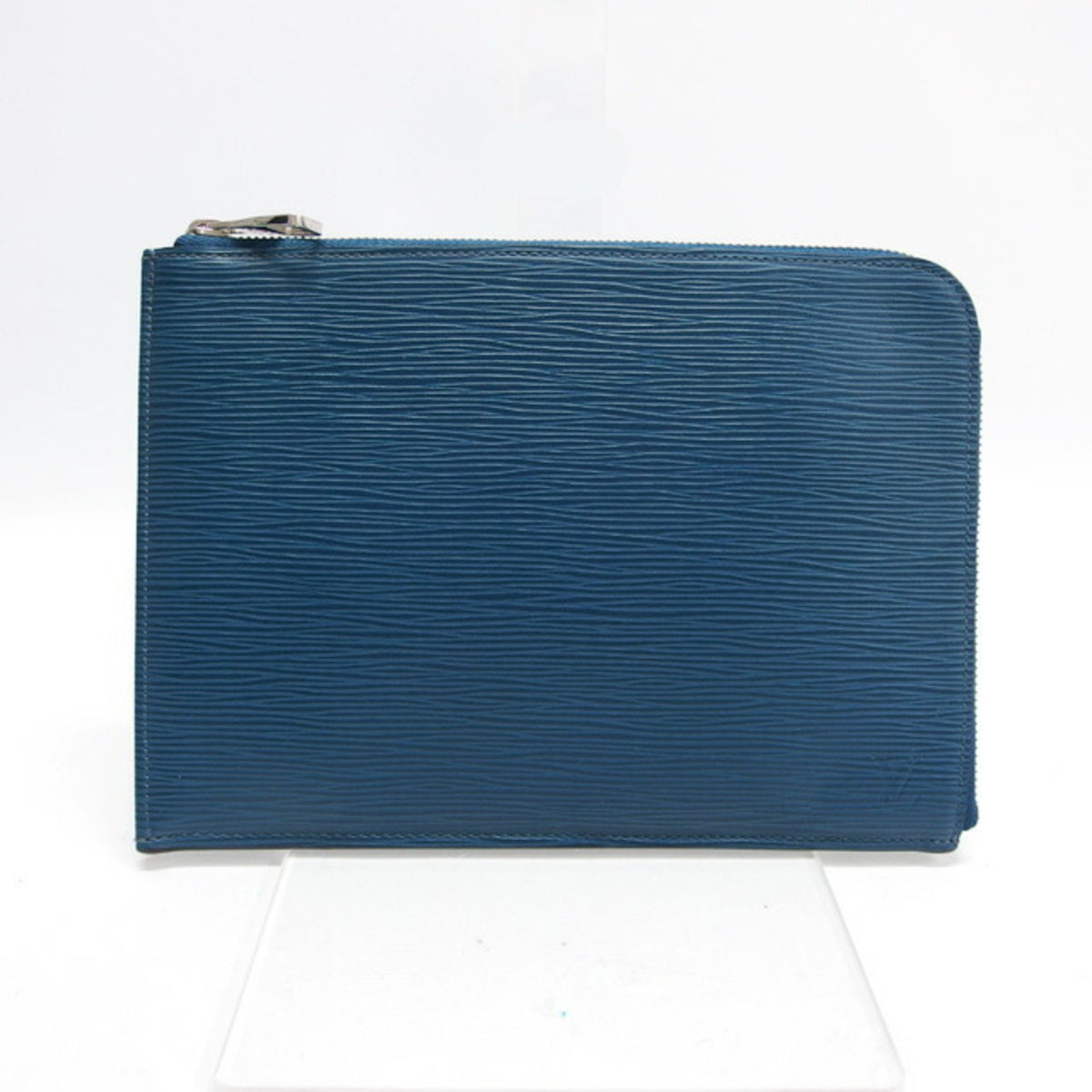 Louis Vuitton Epi Bleu Celeste Epi Leather Clutch Bag Pochette (Pre-Owned)