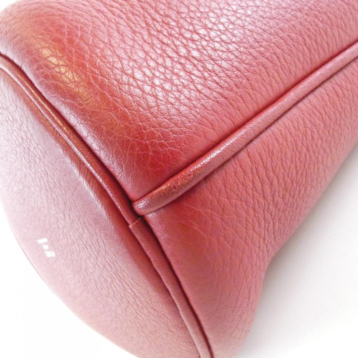 Hermes Rouge Garance Taurillon Clemence Leather Shoulder Bag (Pre-Owned)