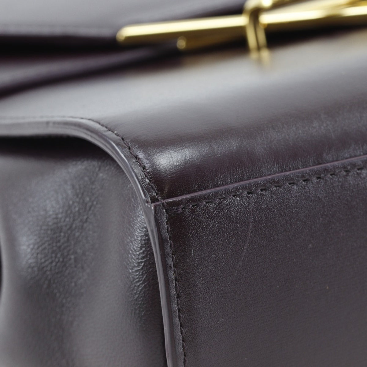 Bottega Veneta Purple Leather Shoulder Bag (Pre-Owned)