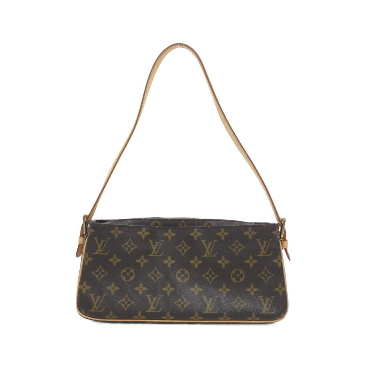 Louis Vuitton Brown Coated Canvas Shoulder Bag (Pre-Owned)