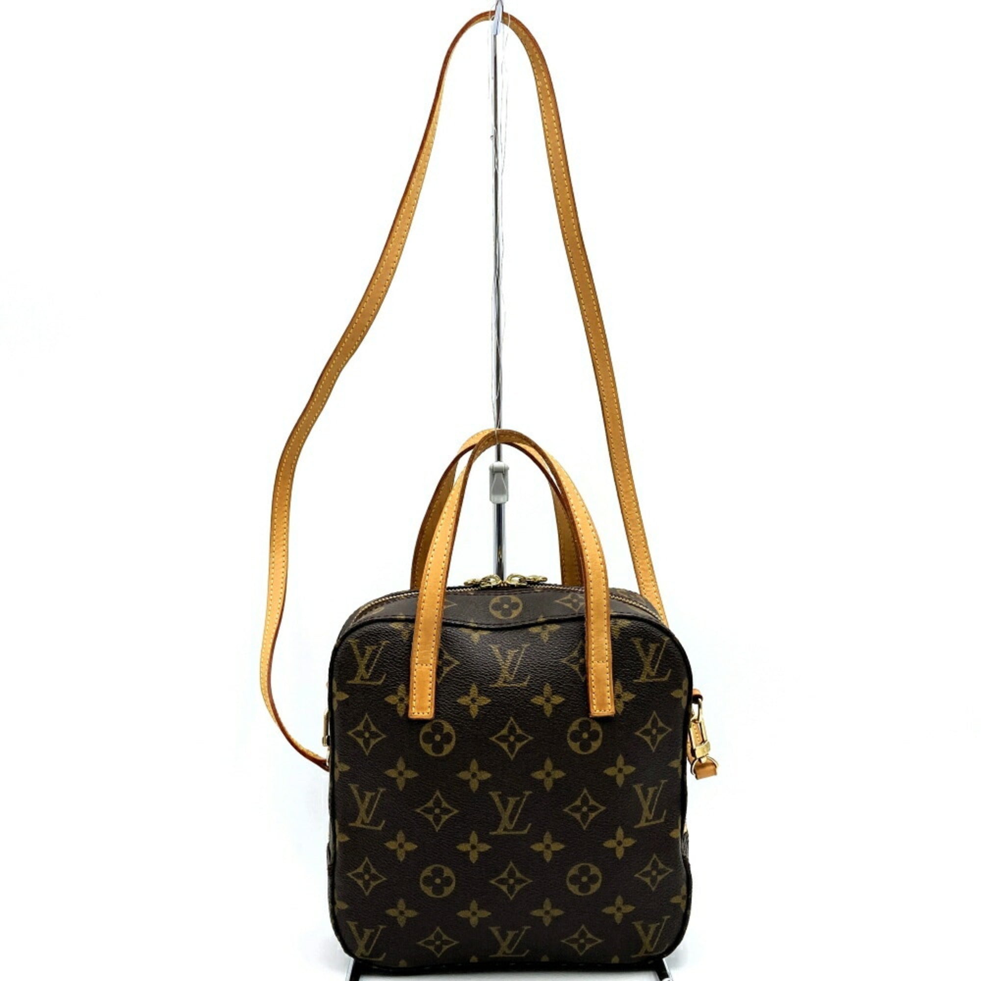 Louis Vuitton Brown Monogram Canvas Shoulder Bag (Pre-Owned)