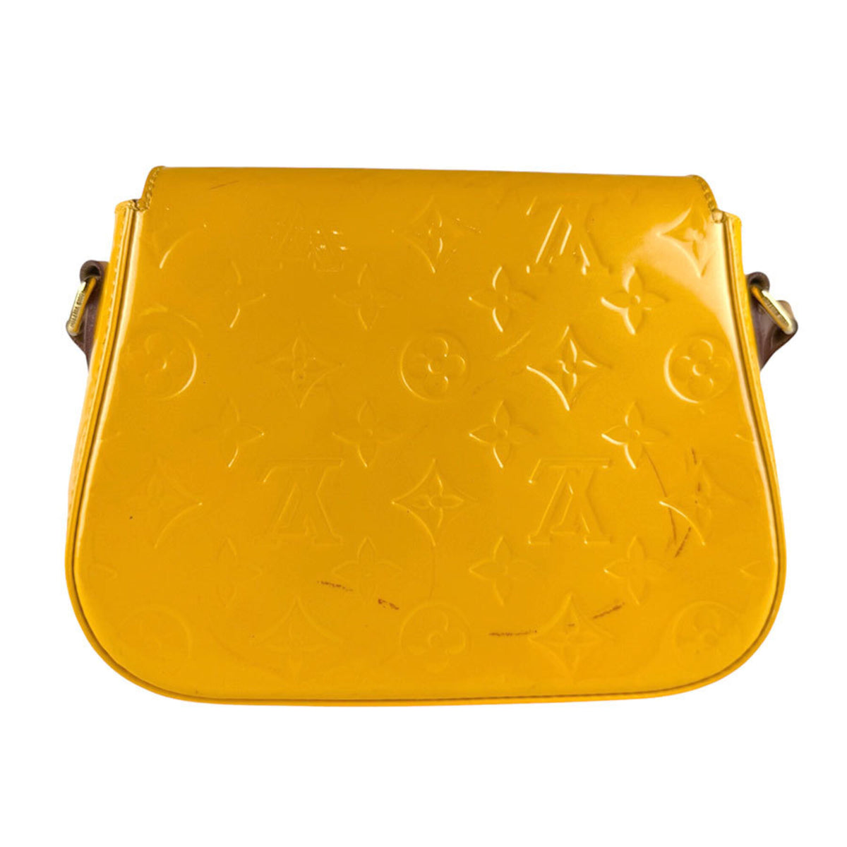 Louis Vuitton Jaune Monogram Vernis Shoulder Bag (Pre-Owned)