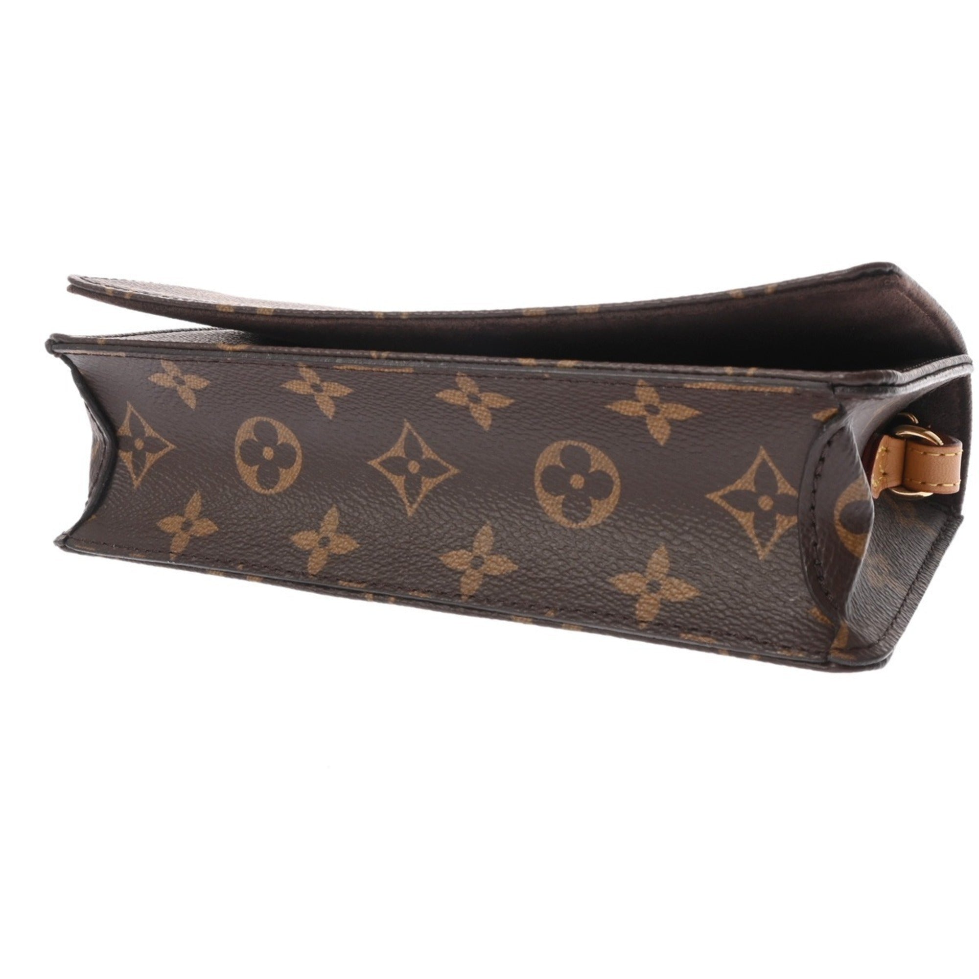 Louis Vuitton Brown Monogram Canvas Chain/Shoulder Wallet (Pre-Owned)