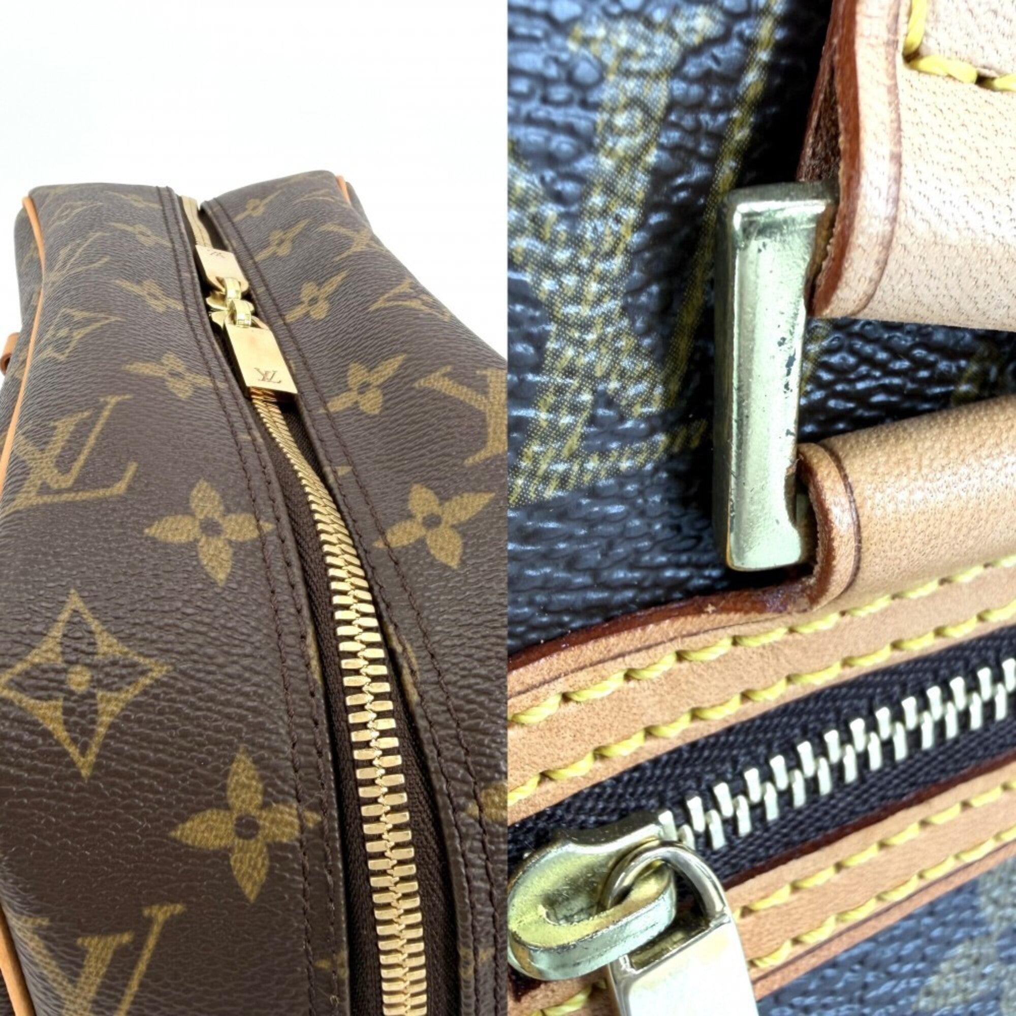 Louis Vuitton Brown Monogram White Monogram Handbag (Pre-Owned)