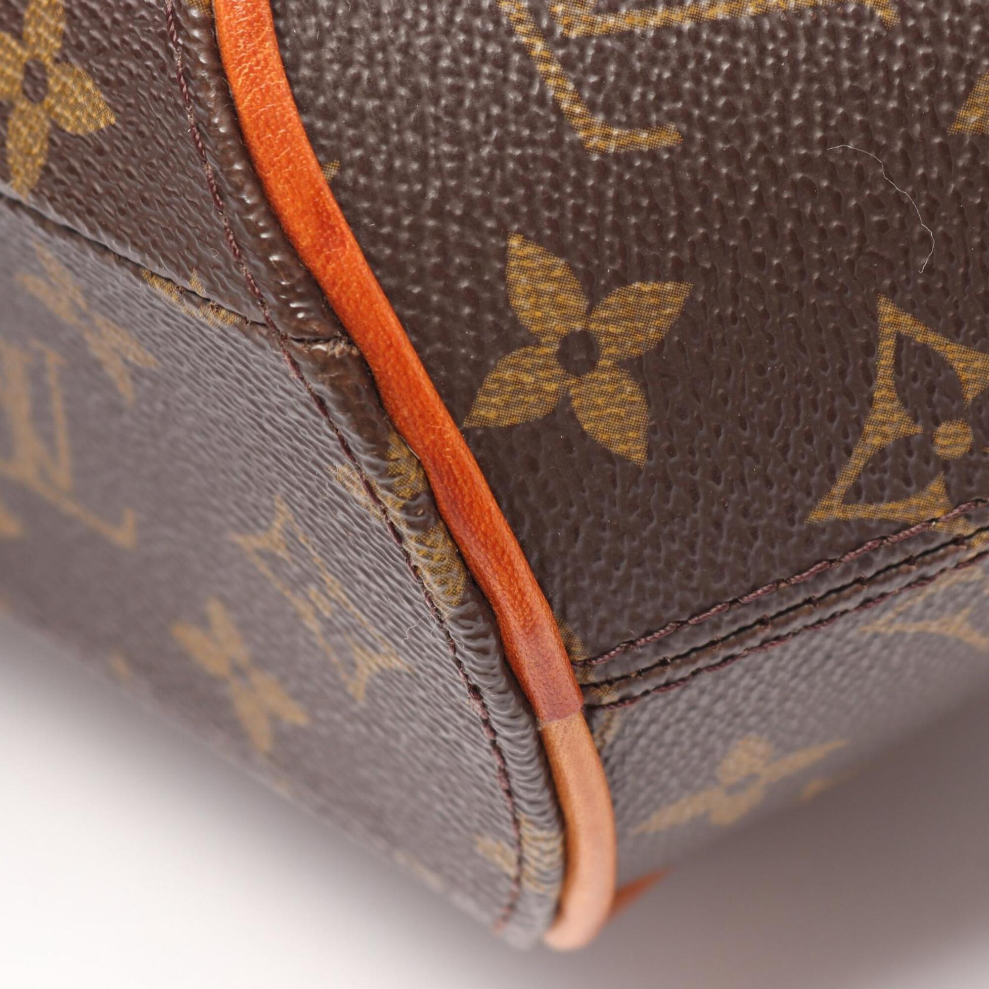 Louis Vuitton Brown Coated Canvas Leather Handbag (Pre-Owned)