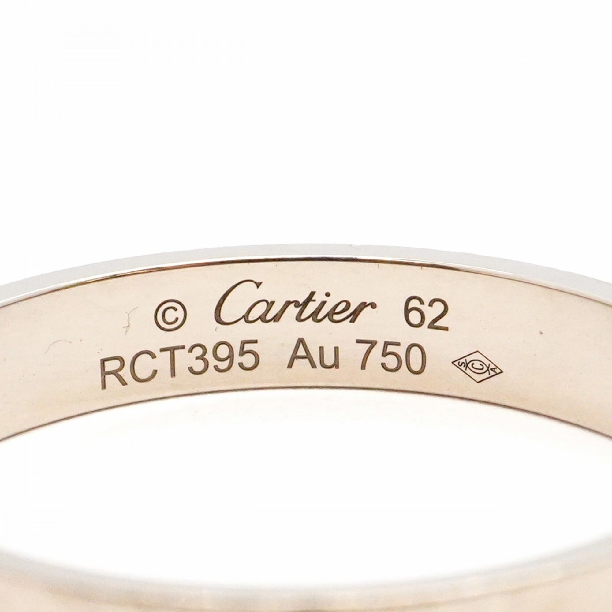 Cartier White Gold (18K) Band Ring (Pre-Owned)
