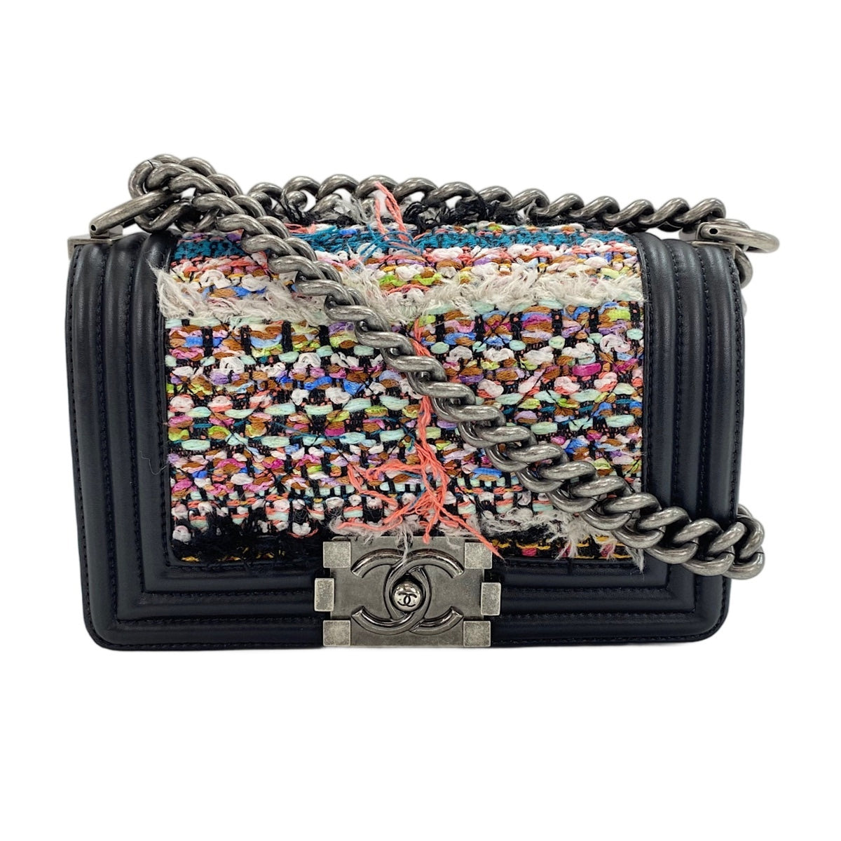 Chanel Boy Chanel Multi-Color Shoulder Bag (Pre-Owned)