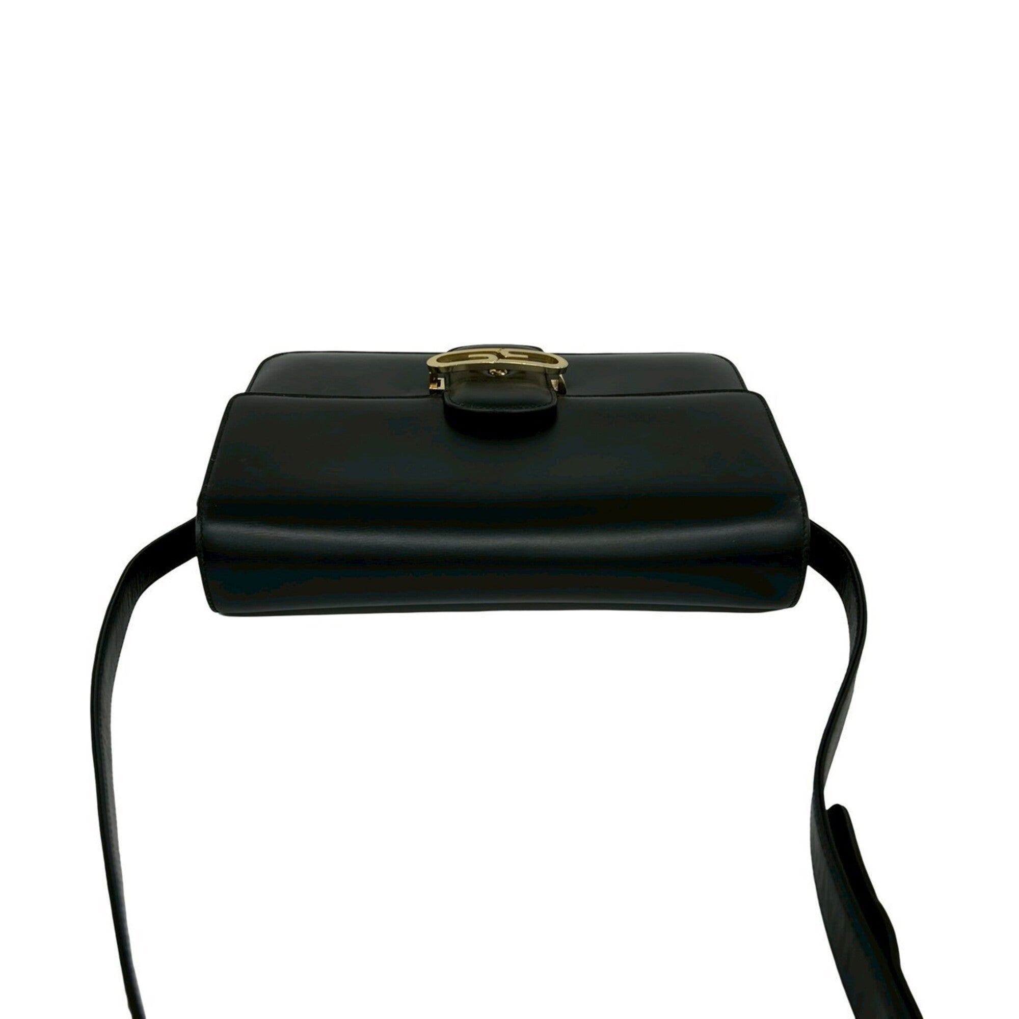Gucci Black Leather Pochette Shoulder Bag (Pre-Owned)