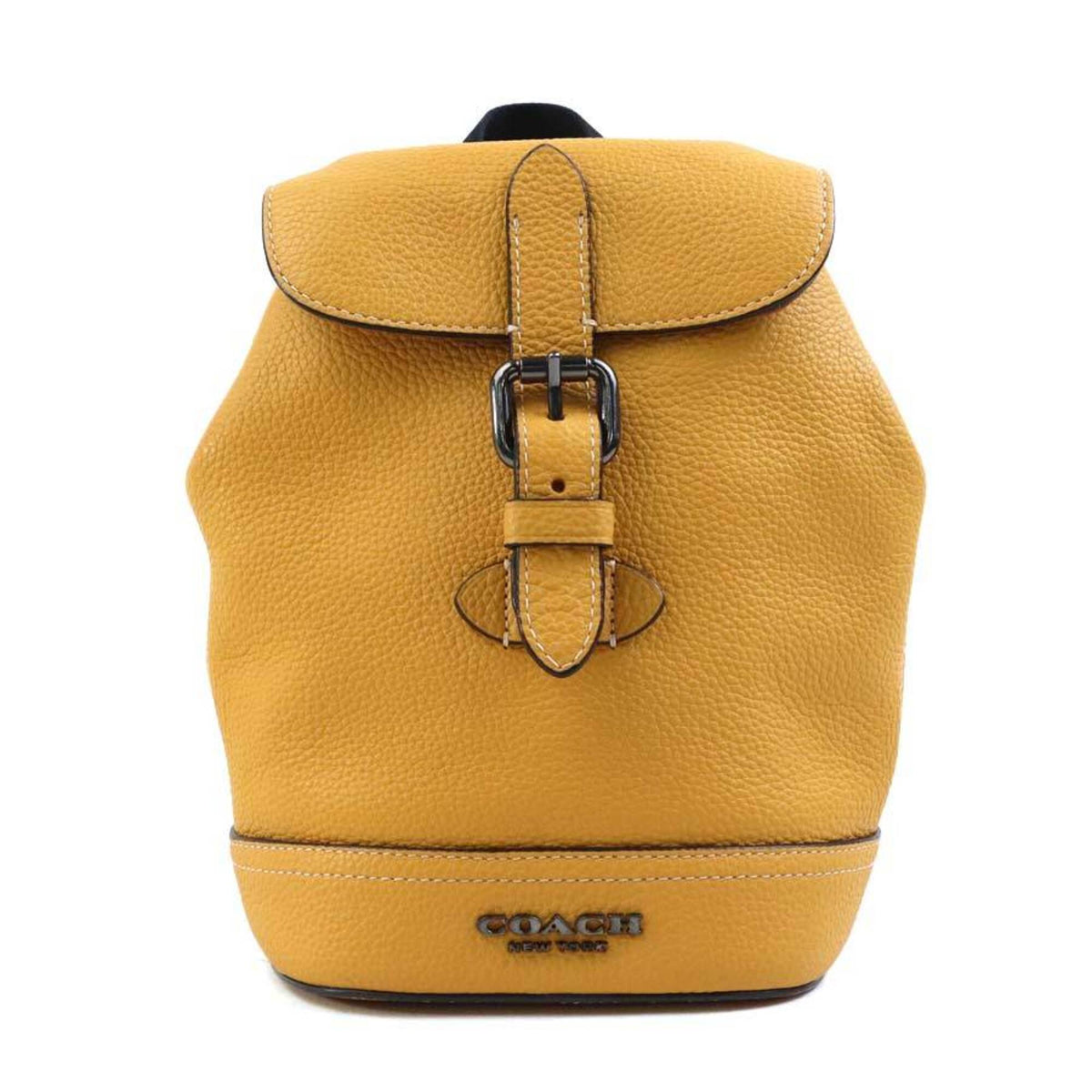 Coach Yellow Leather Sling Bag (Pre-Owned)