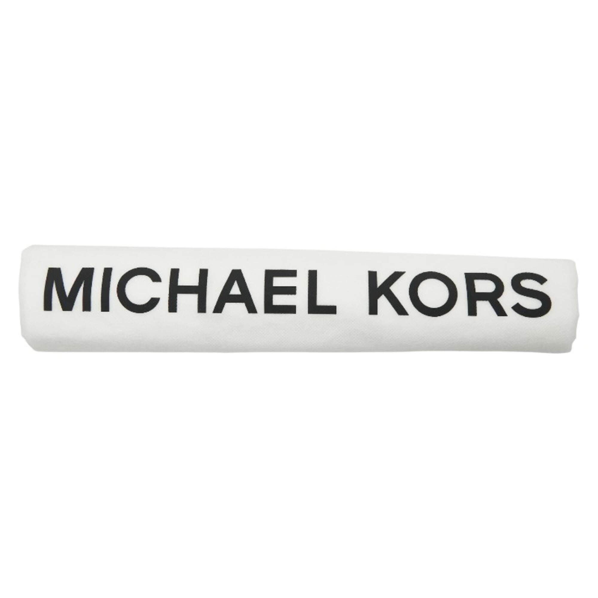 Michael Kors Black White Canvas Leather Tote Bag (Pre-Owned)