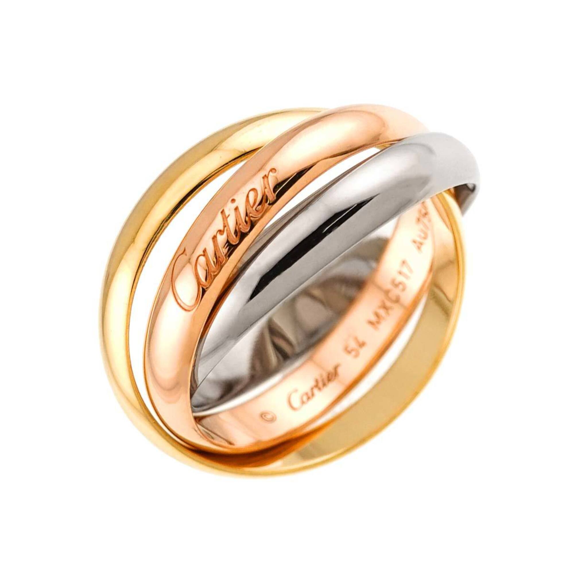 Cartier Yellow Gold (18K) Pink Gold (18K) White Gold (18K) Band Ring (Pre-Owned)