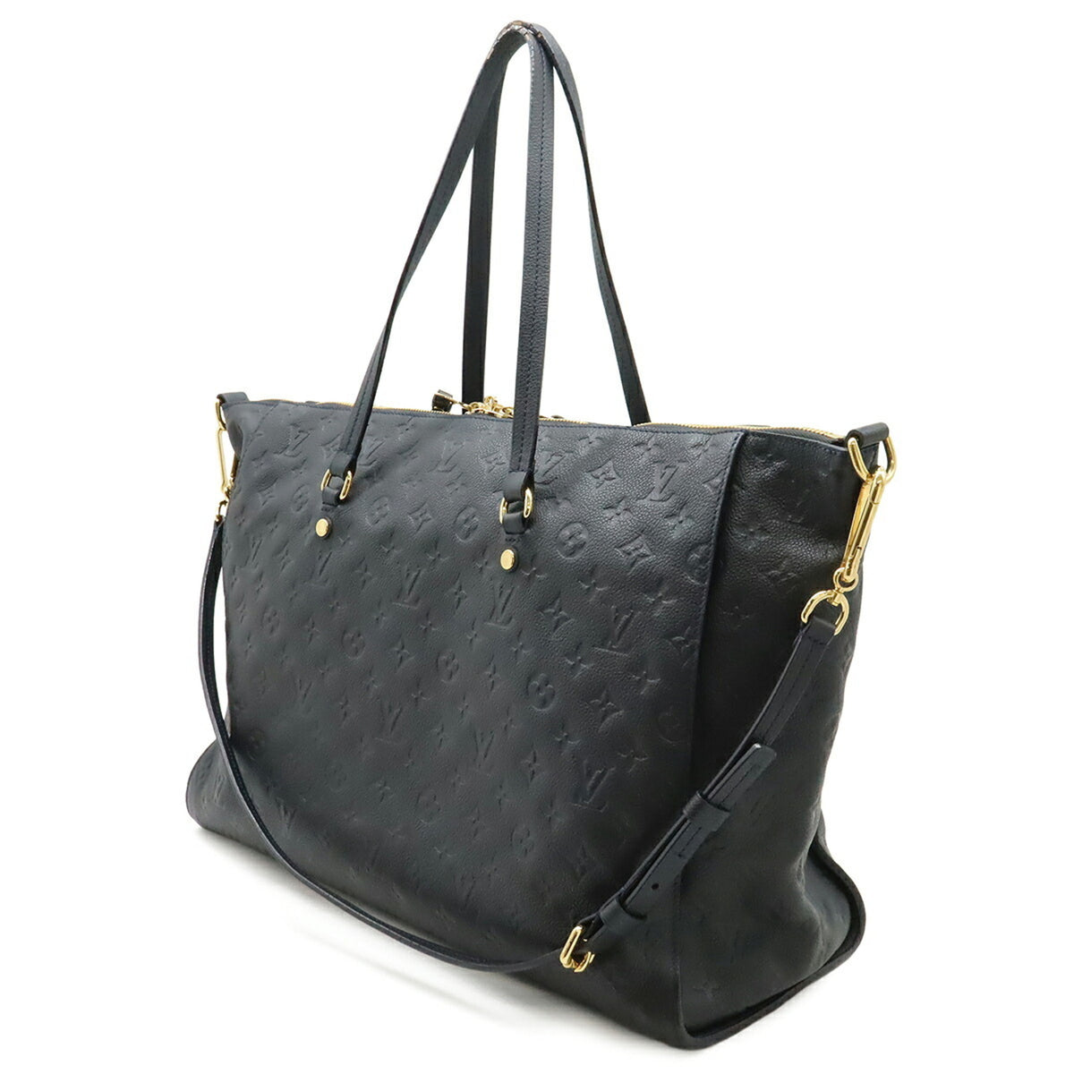 Louis Vuitton Galle Infini Navy Monogram Empreinte Shoulder Bag Tote Bag (Pre-Owned)