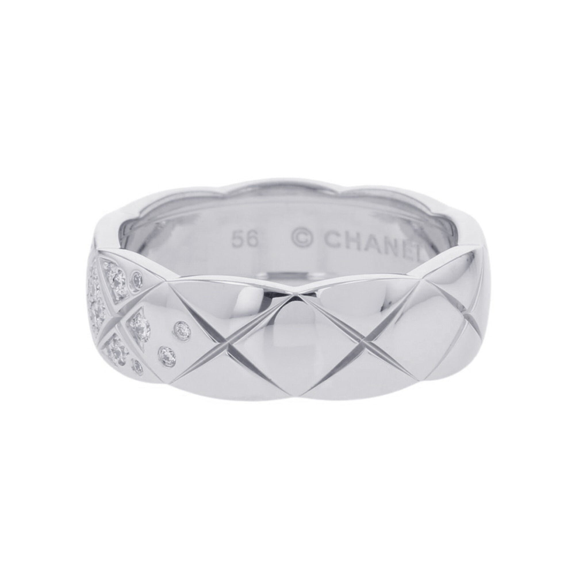 Chanel White Gold (18K) Band Ring (Pre-Owned)